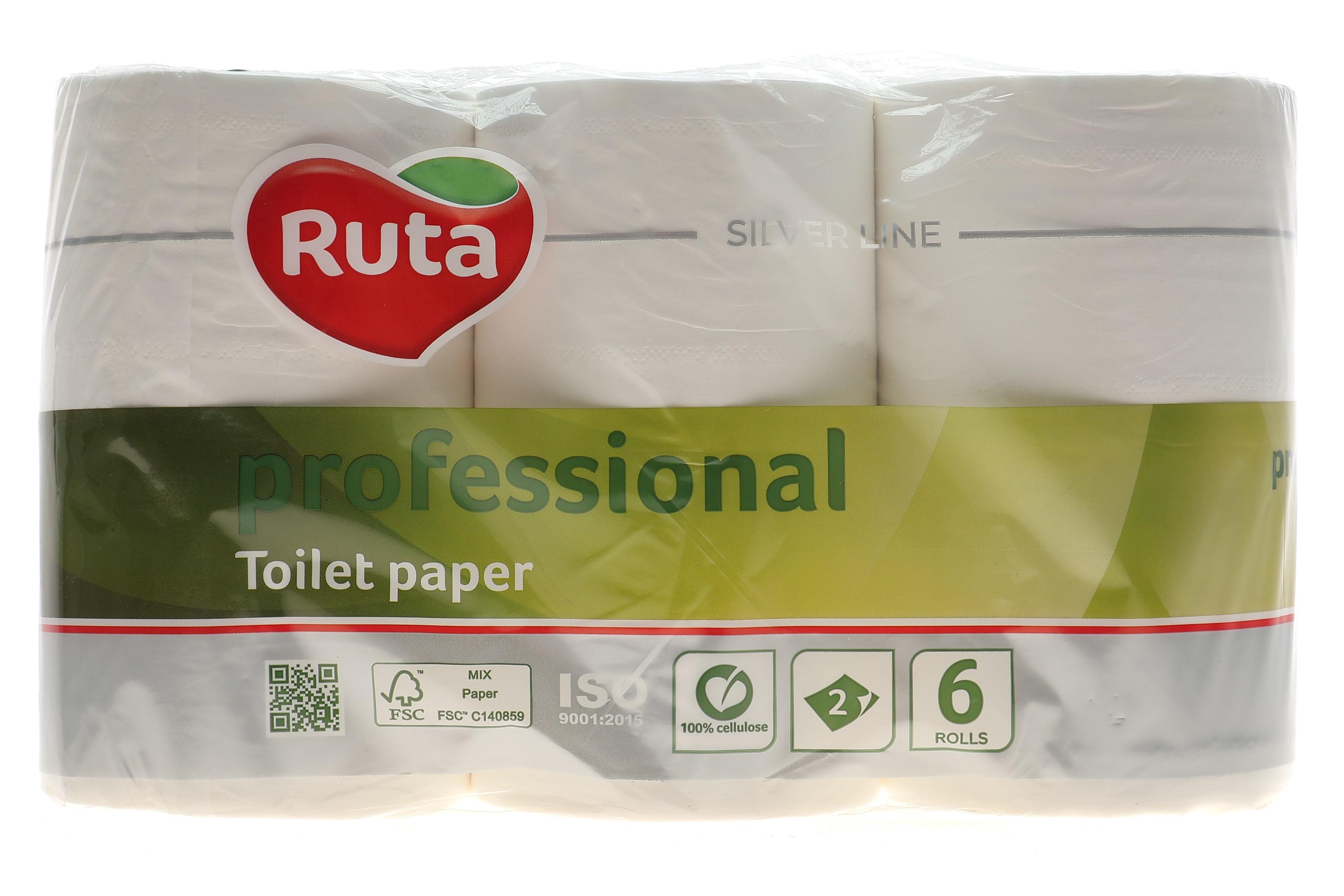 Папір туалетний FESKO Professional M 2 шари/55м/6шт