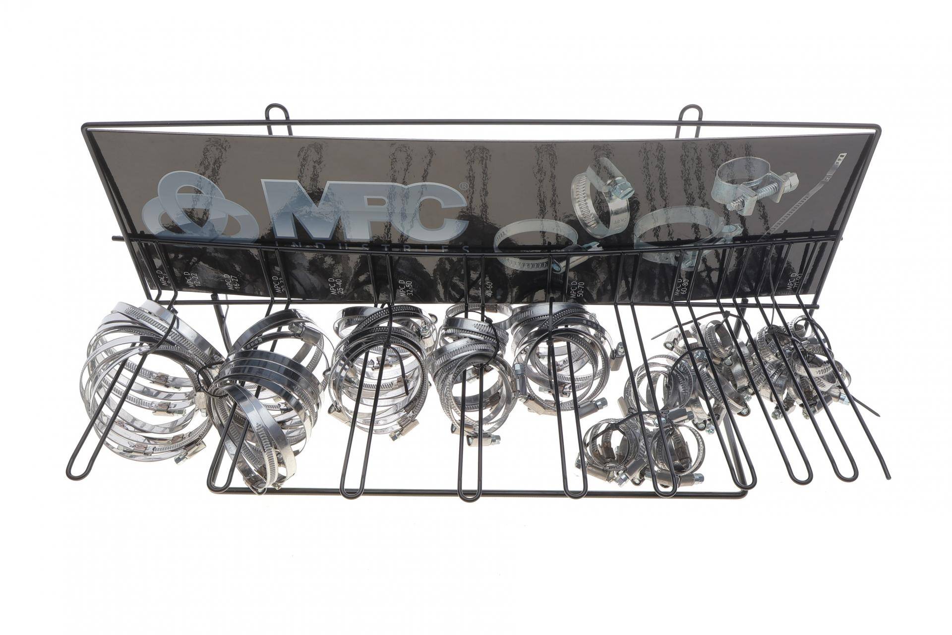 Стенд для хомутів TRIDON (з хомутами)(10 видів по 10шт) (275*560*185 мм)