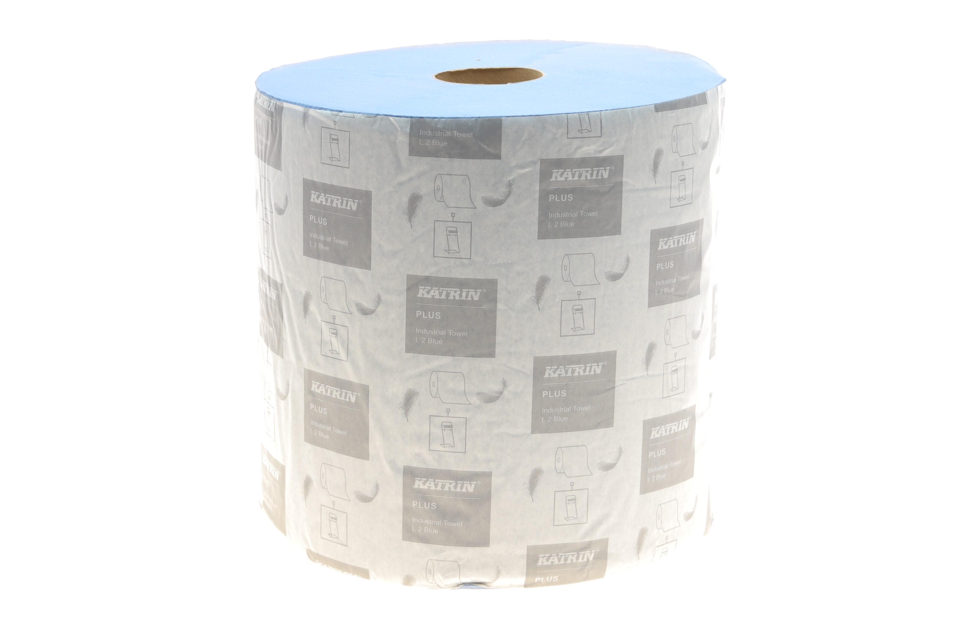 Папір для протирання  поверхонь Plus L Blue 2 шари/344м/930відр.(26x37см)