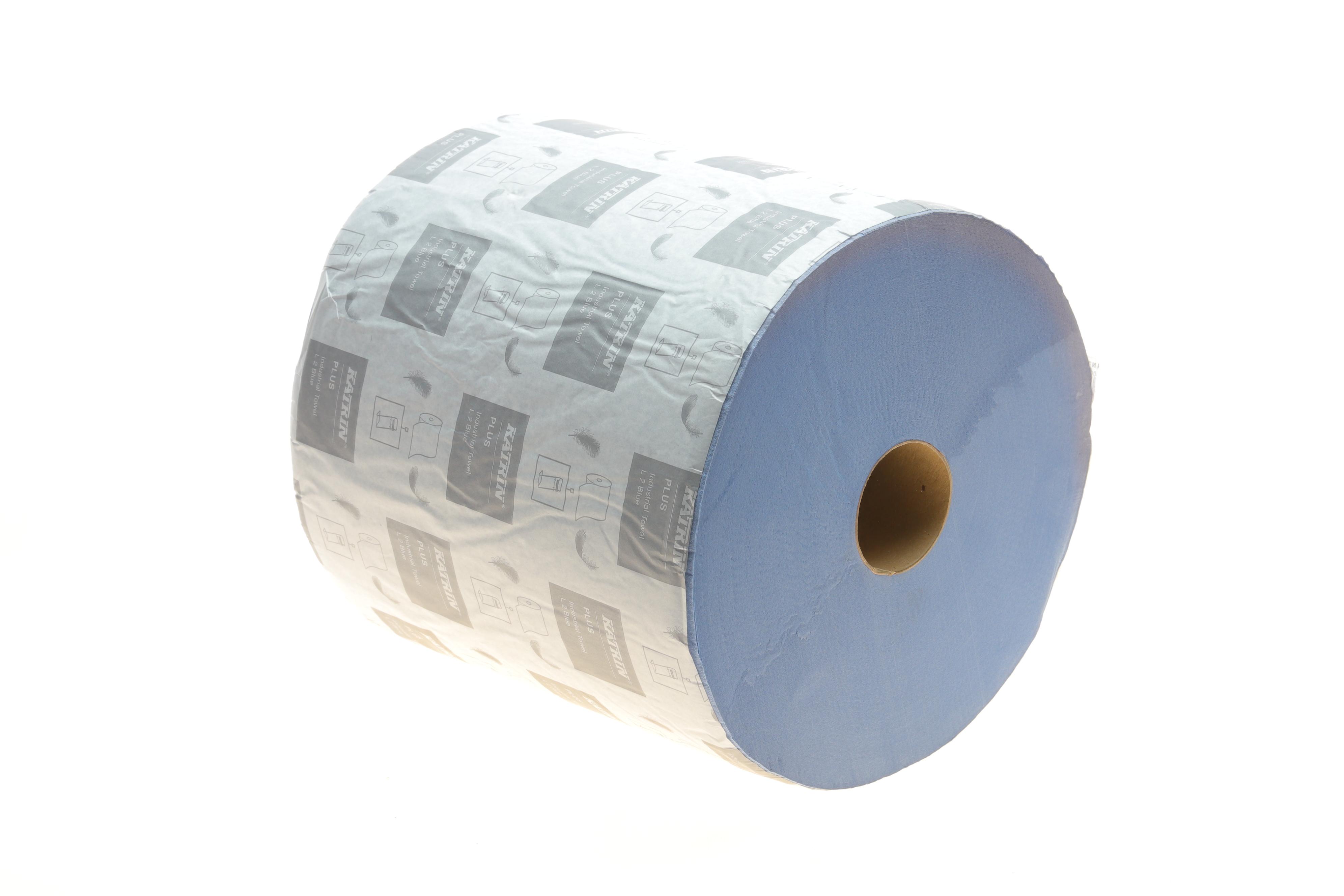 Папір для протирання  поверхонь Plus L Blue 2 шари/344м/930відр.(26x37см)