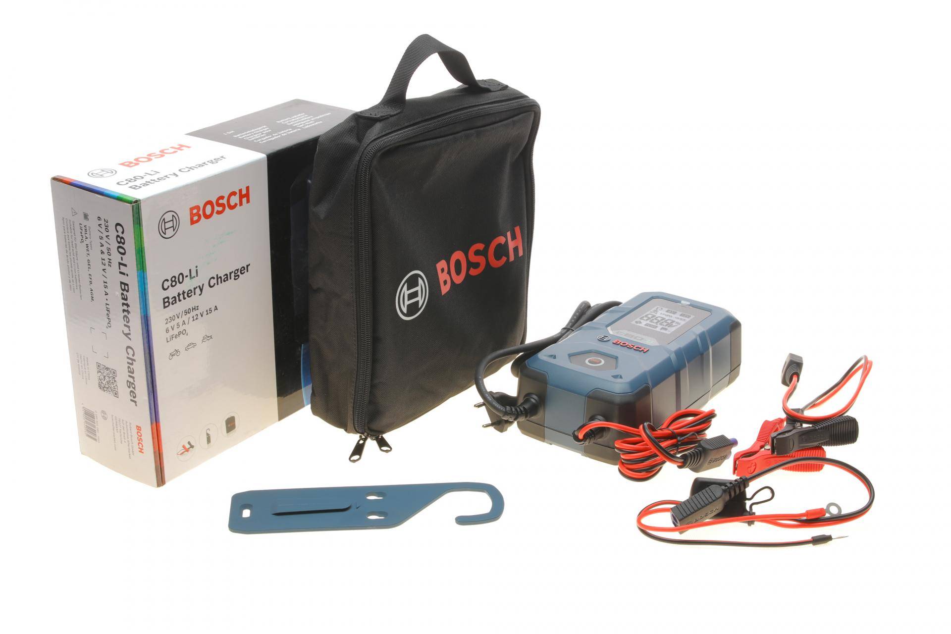 Зарядний пристрій C80-Li (6V/12V) (14Ah до 400Ah) 15A (EFB/GEL/VRLA/AGM/LiFePO4) з підтримкою заряду