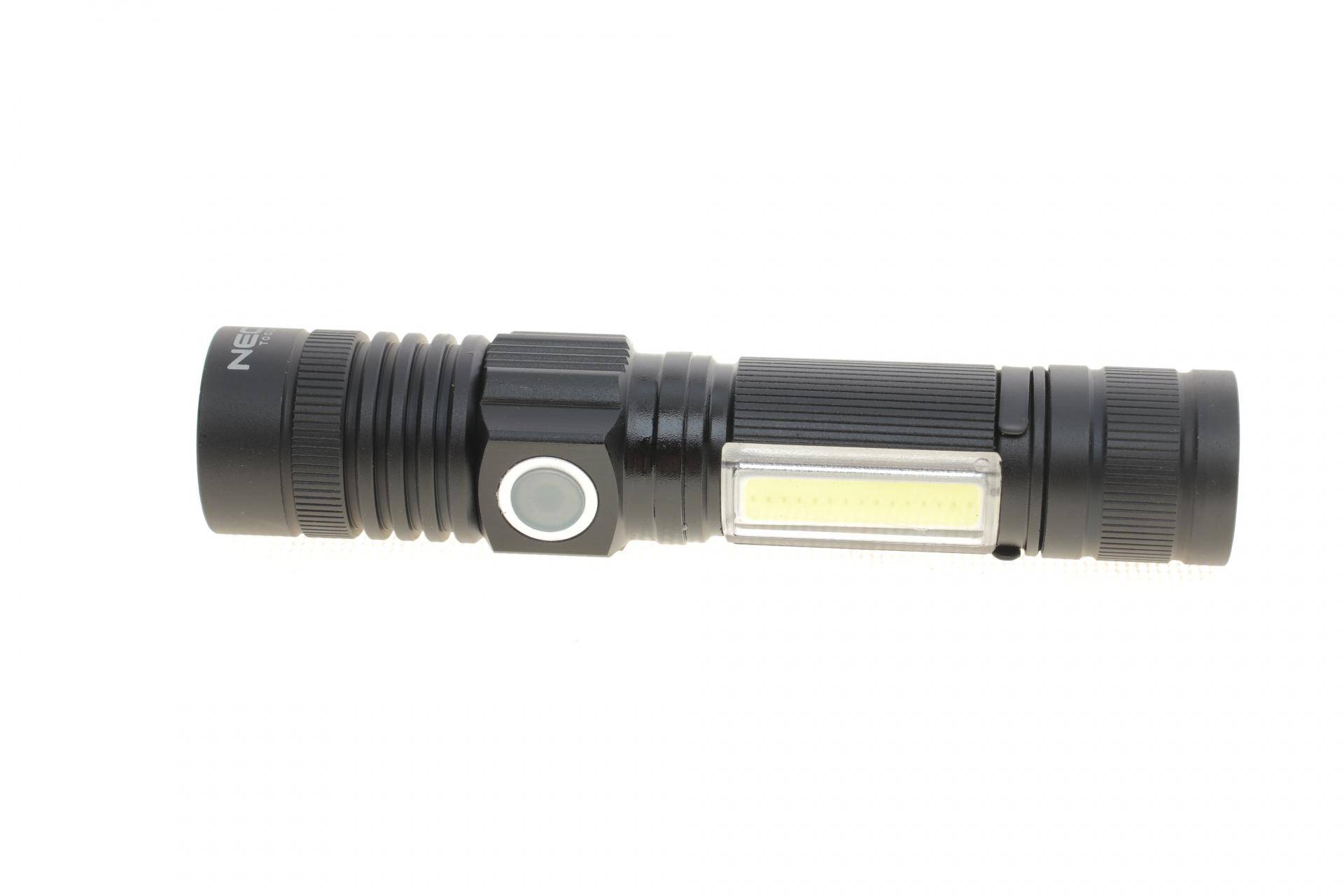 Ліхтарик акумуляторний 800Lm 2IN1 CREE T6 LED+COB/10W (USB)