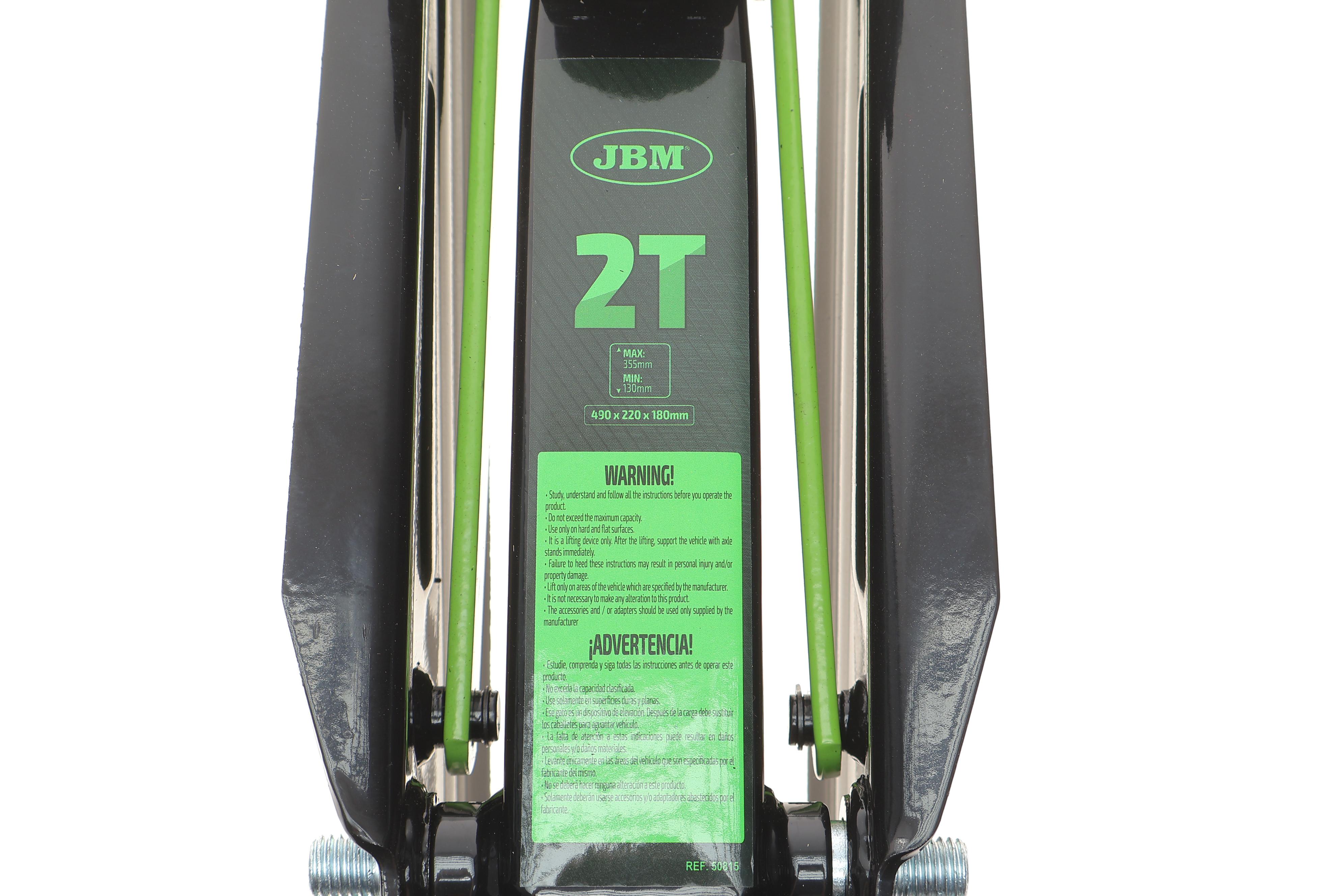 Домкрат підкатний гідравлічний 2 т h=130-355 мм