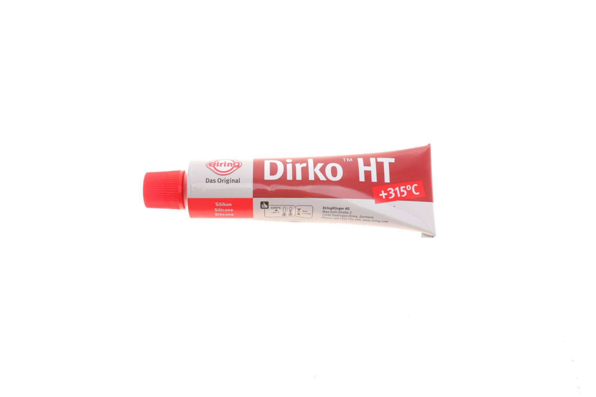 Герметик Dirko HT (-60°C +315°C) 70мл (червоний)