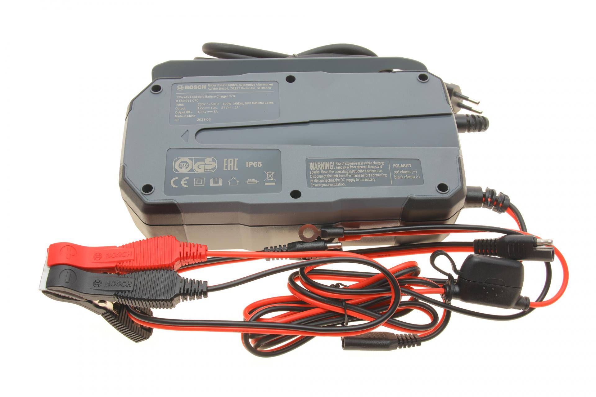 Зарядний пристрій C70 (12V/24V) (14Ah до 300Ah) 10A (EFB/GEL/VRLA/AGM) з підтримкою заряду