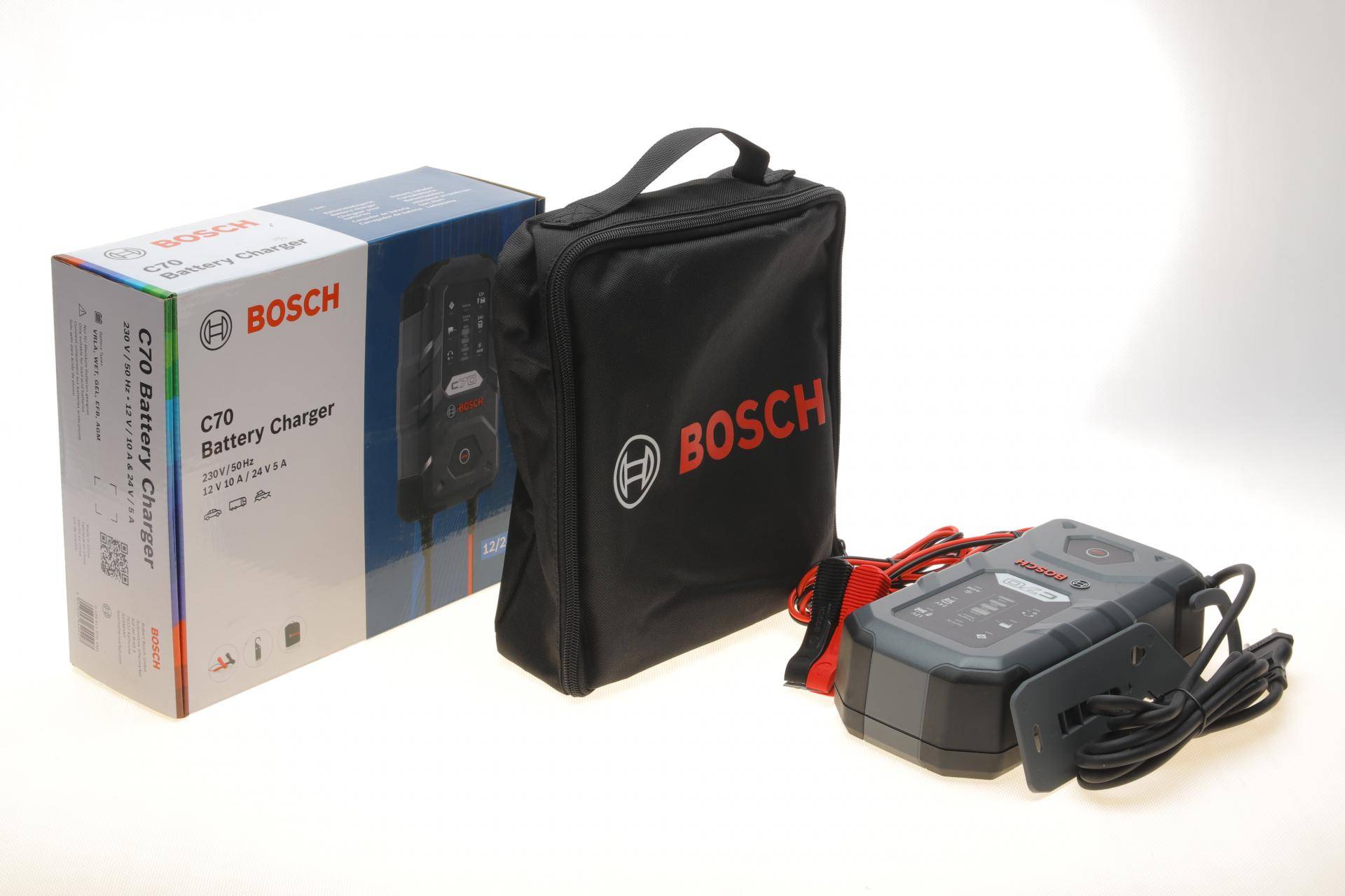 Зарядний пристрій C70 (12V/24V) (14Ah до 300Ah) 10A (EFB/GEL/VRLA/AGM) з підтримкою заряду