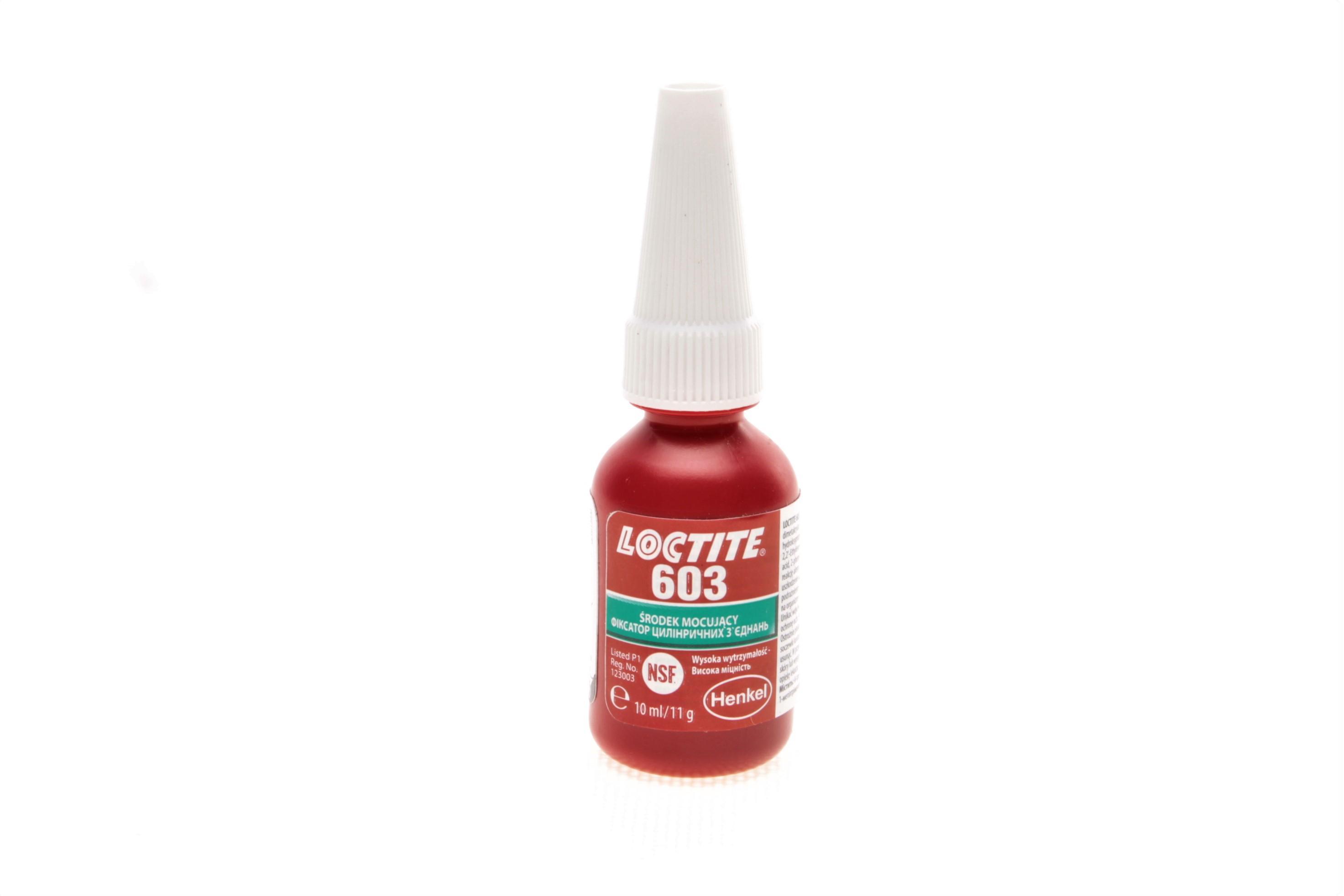 LOCTITE 603, 10ML Фіксатор анаеробний вал-втулковий (зелений) (високої фіксації) (проміжок 0.1)