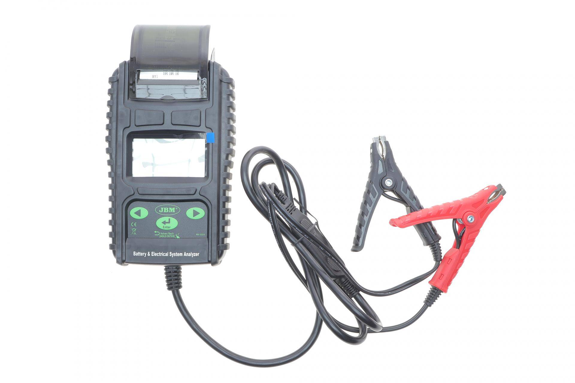 Тестер акумуляторів цифровий 12-24V з принтером