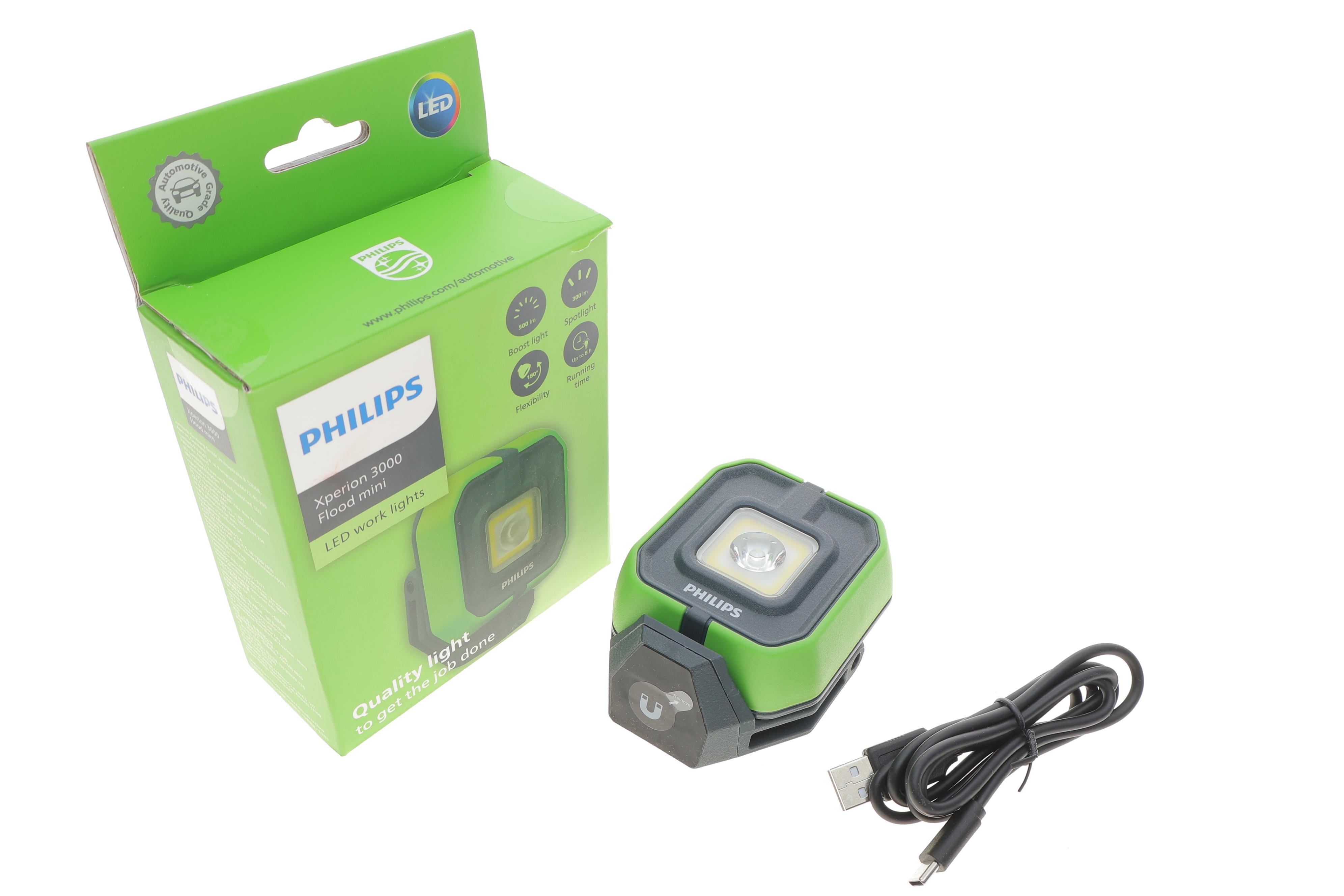 Ліхтарик-прожектор Xperion 3000 Flood Mini (6000K/режими 500lm/200lm/300lm/поворот 180°/гачок 180°/магніт)