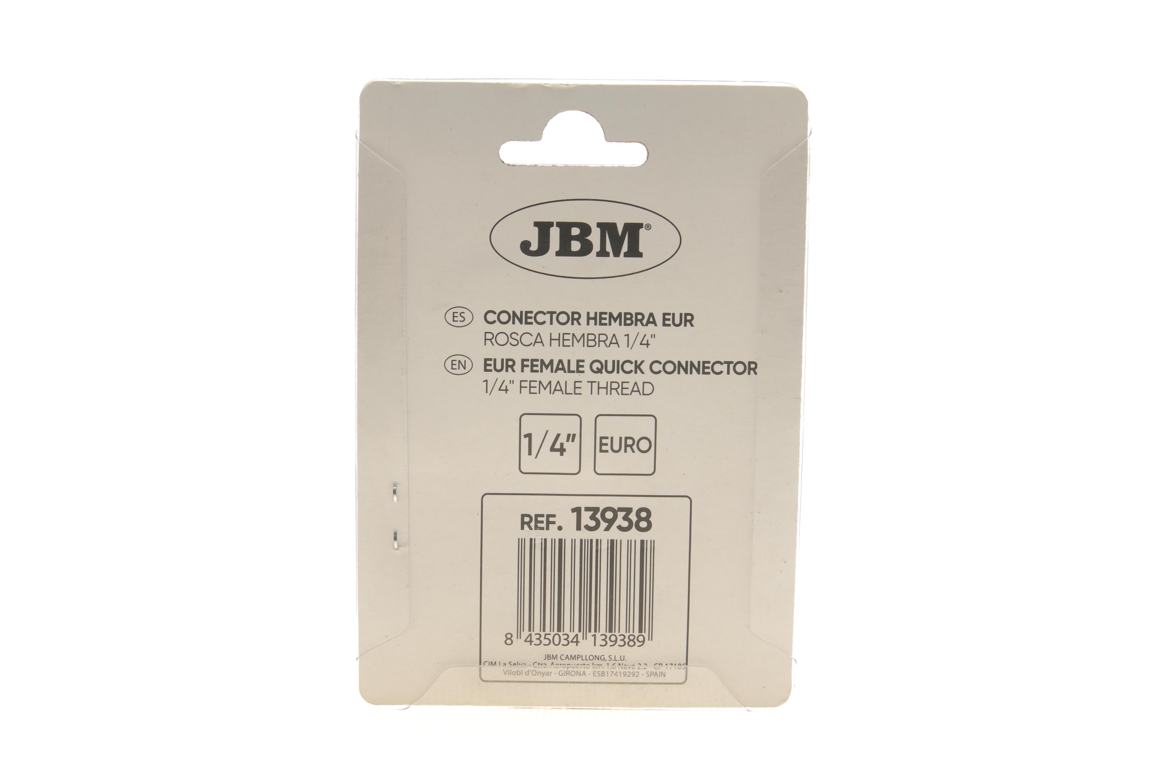 Швидкоз'єм пневматичний різьбовий EURO 1/4" (мама)