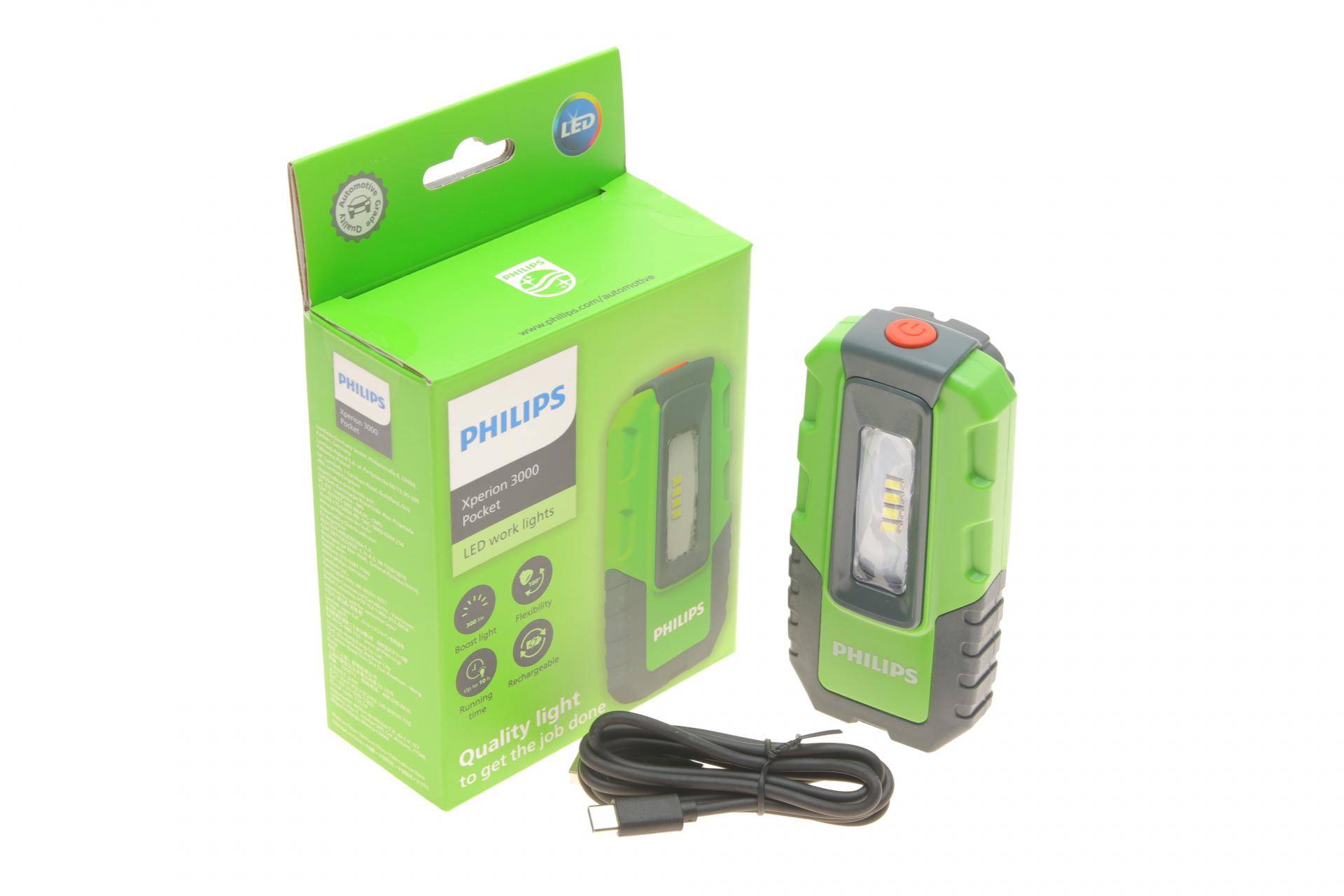 Ліхтарик інспекційний Xperion 3000 Pocket (6000K/режими 300lm/100lm/поворот 180°/гачок 360°/магніт)