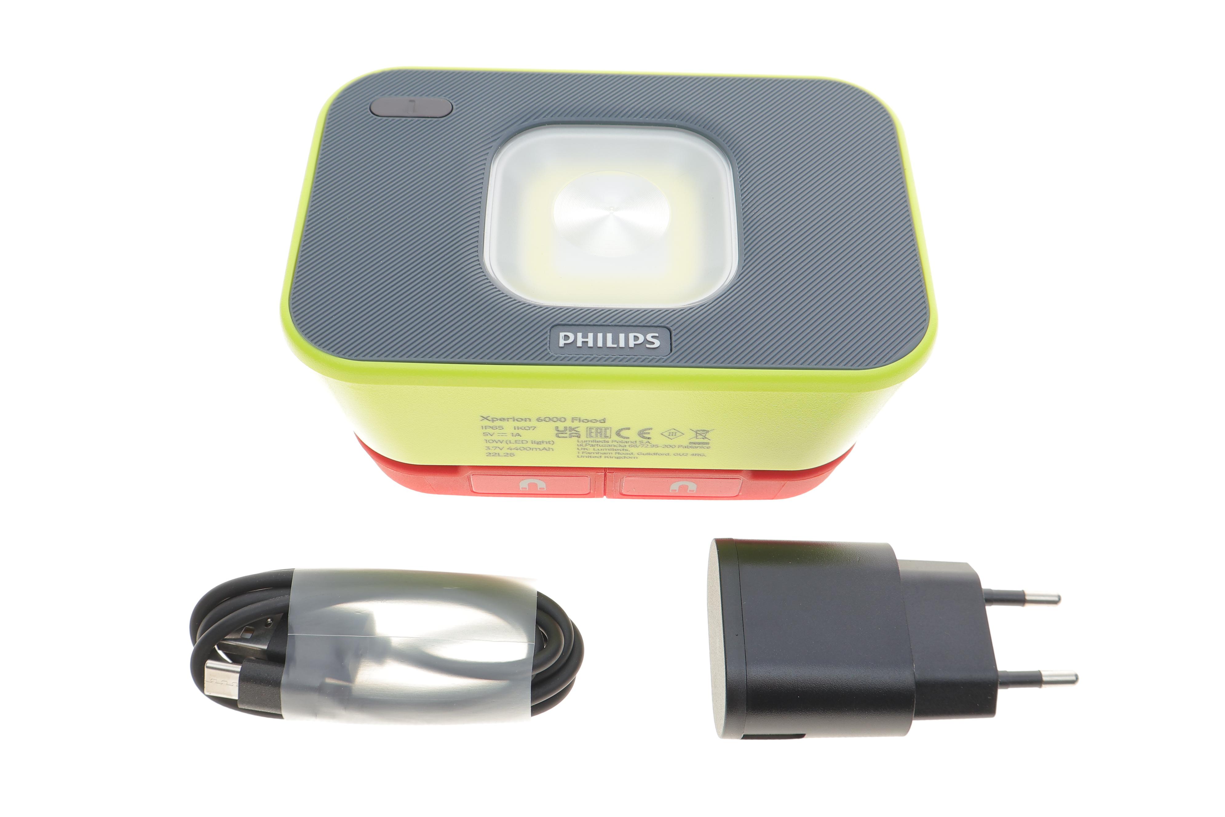 Ліхтарик-прожектор Xperion 6000 Flood (6000K/режими 1000lm/100lm/250lm/гачок 180°/магніт/датчик руху/Power Bank)