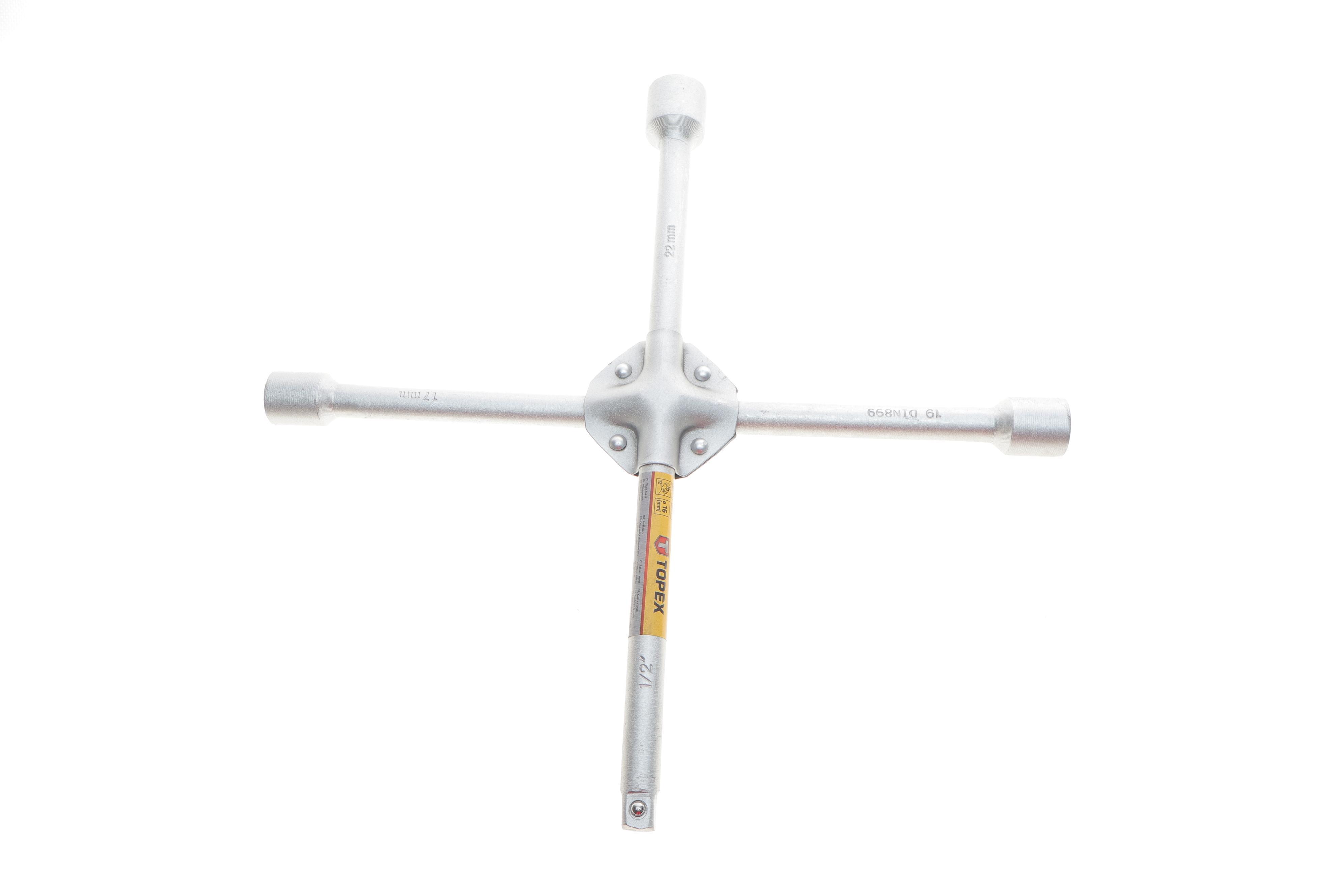 Ключ балонний хрестовий 17x19x22x1/2