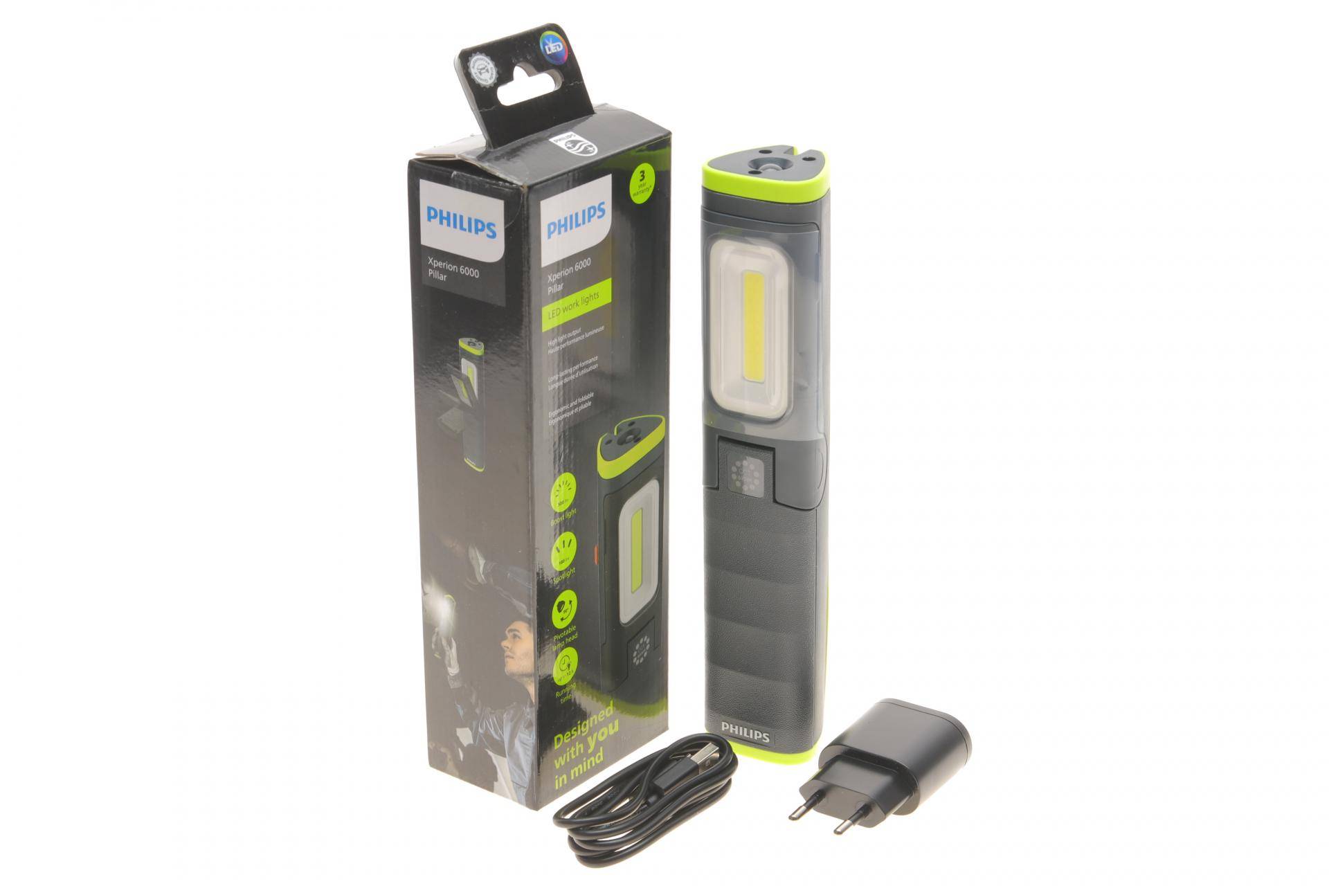 Ліхтарик інспекційний Xperion 6000 Pillar (6000K/режими 500lm/250lm/180lm/нахил 90°/гачок 360°/магніт)