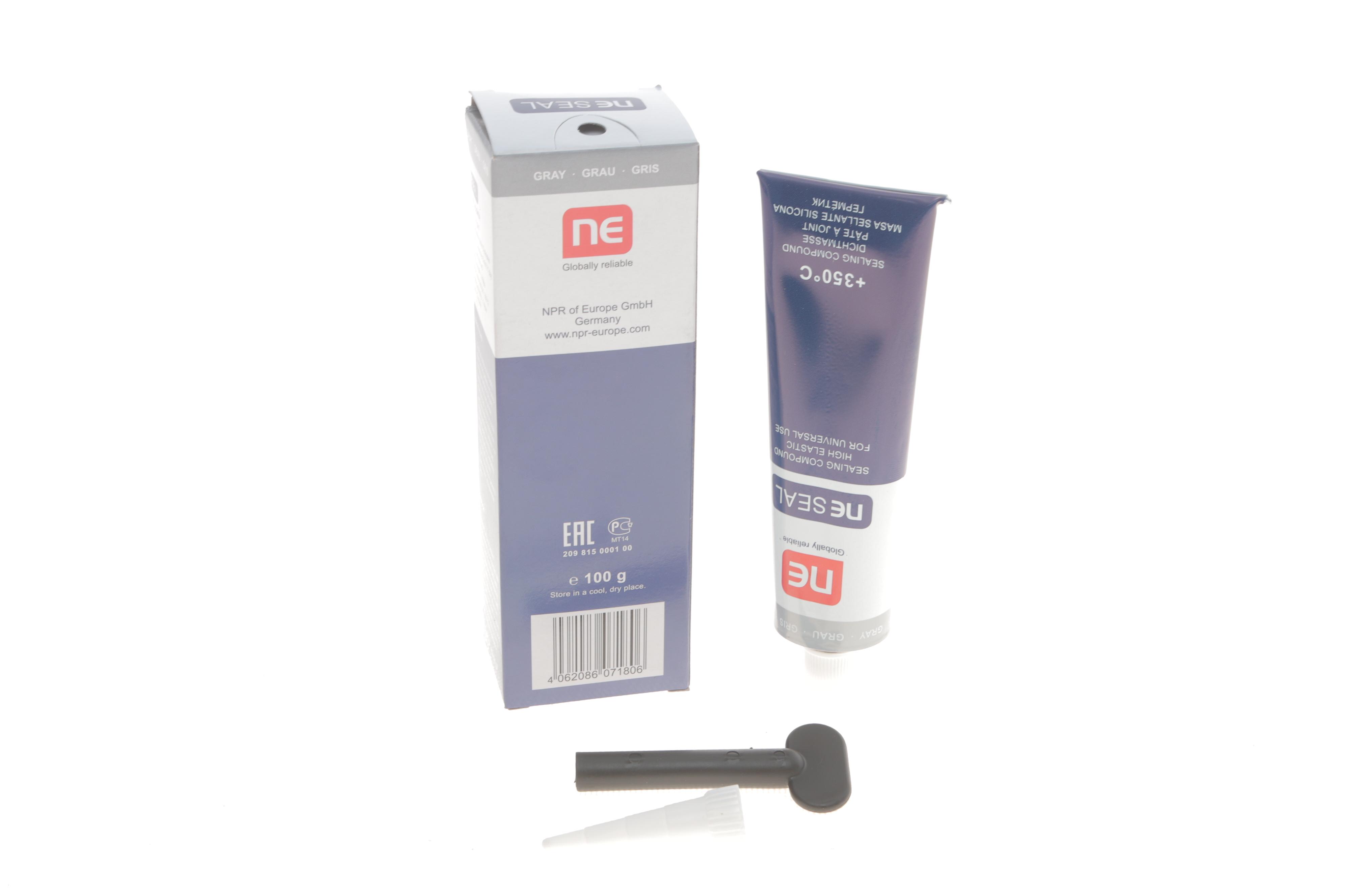 Герметик NPR (-50°C +350°C) 100ml (сірий) Universal/High elastic = 5599990000