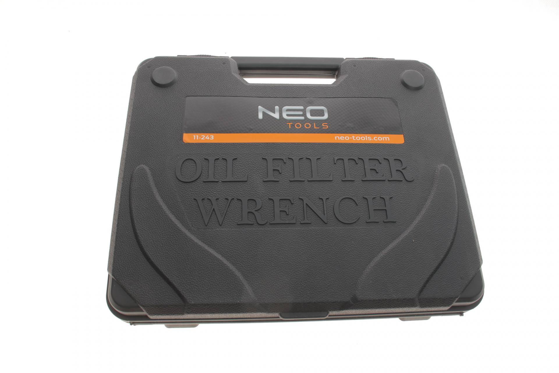 Набір знімачів масляних фільтрів (d=65-100mm) (1/2" F x 3/8" M) (16шт)