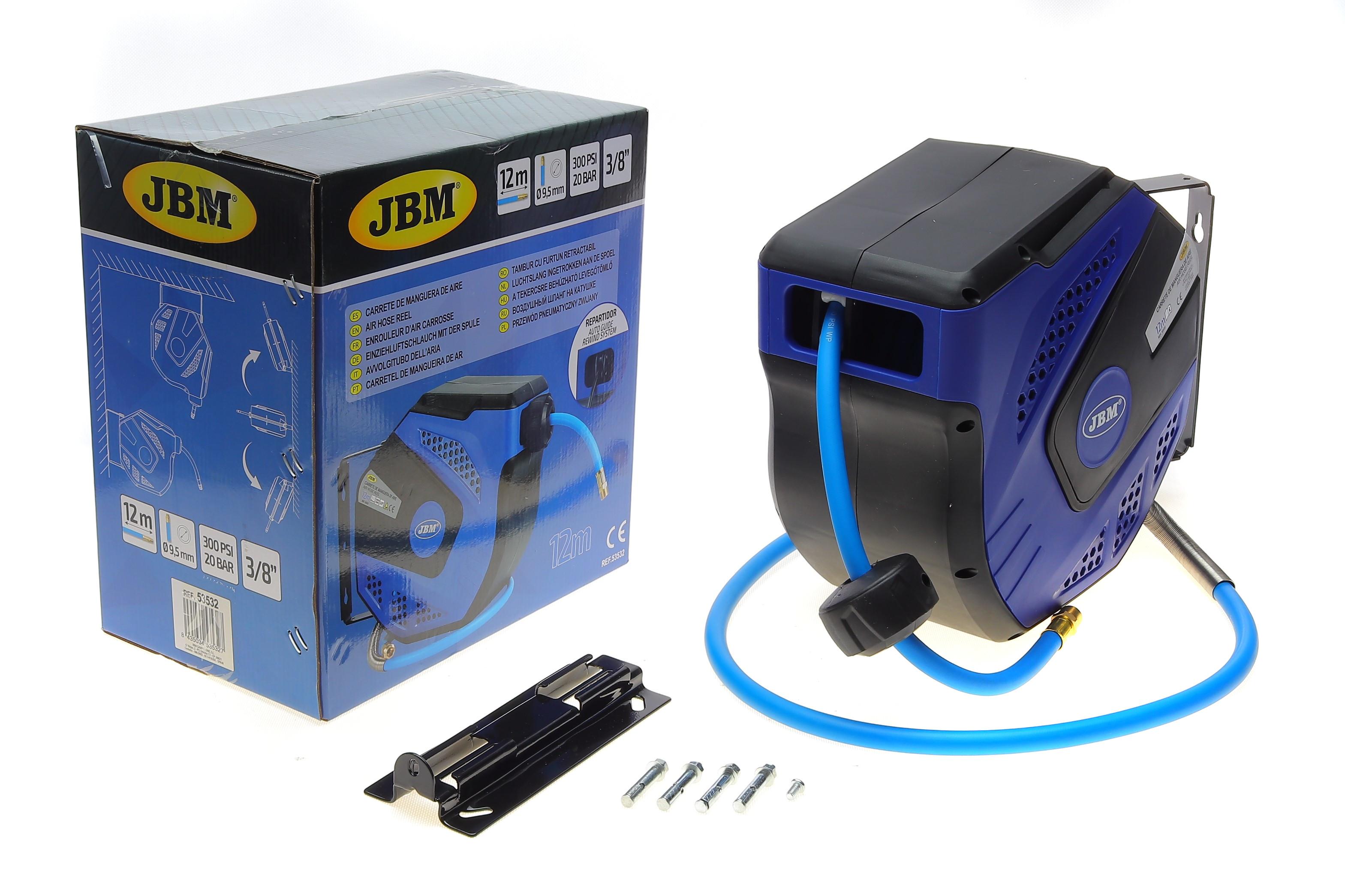 Шланг пневматичний на котушці 3/8" Ø9,5 мм L 12 м