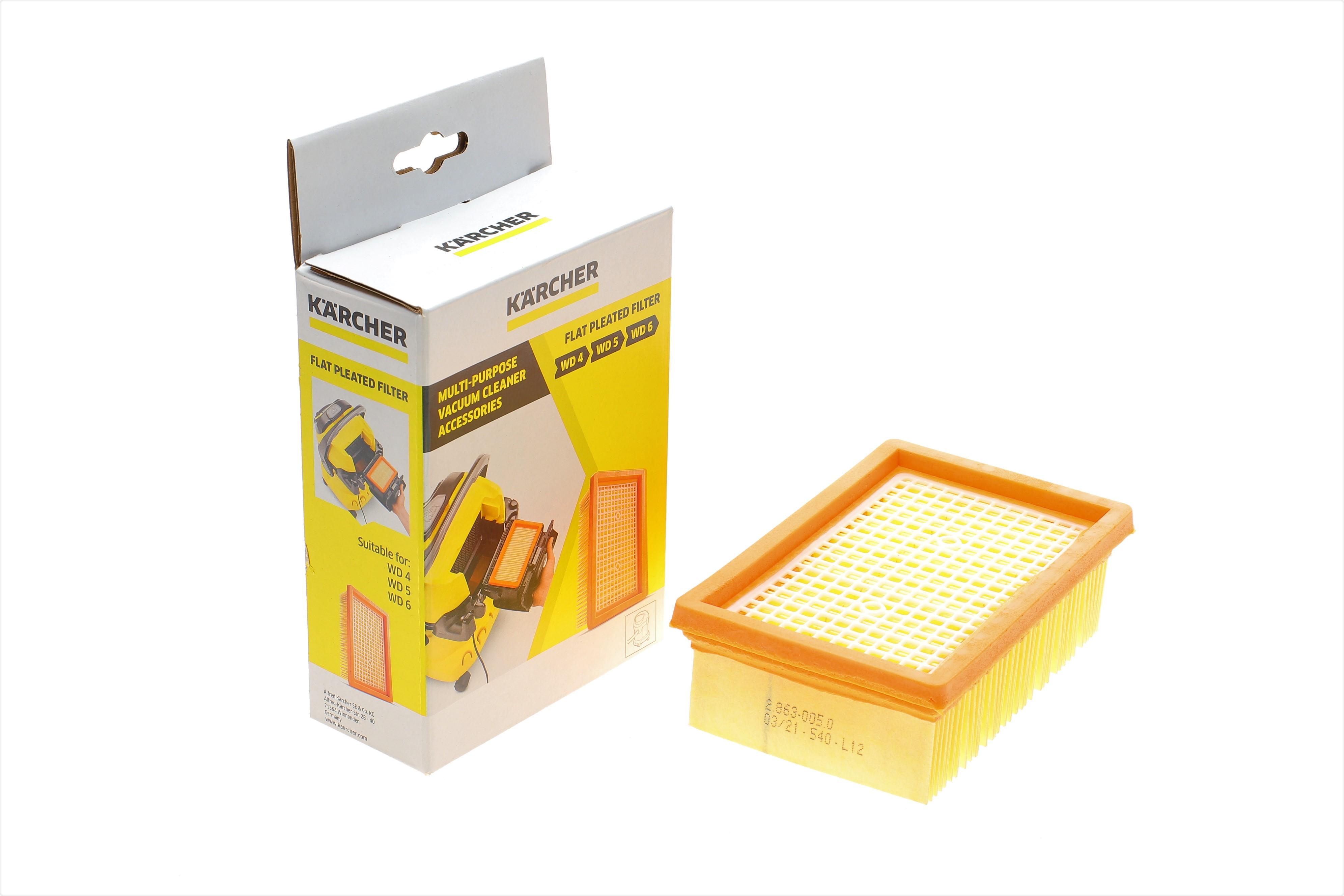 Фільтр плоский складчатий (WD 4/5/6)