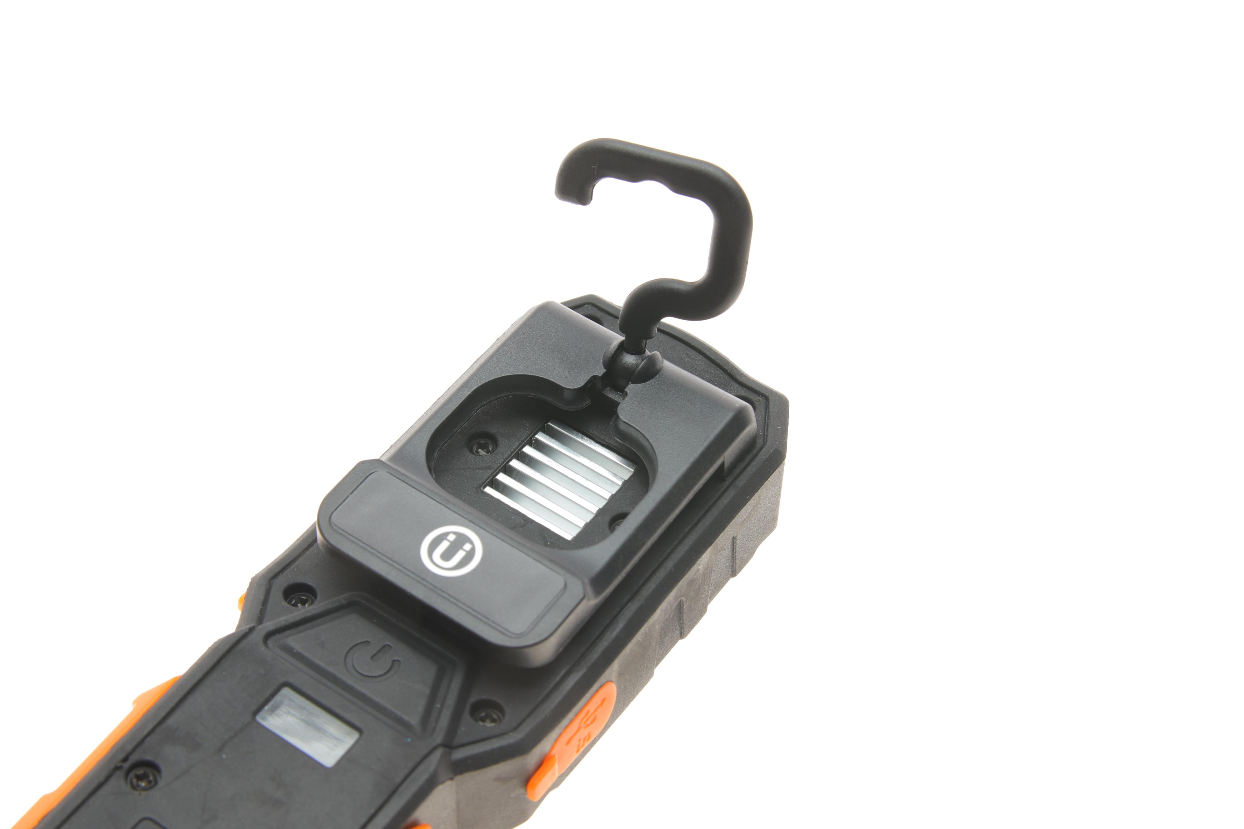 Ліхтарик-лампа (500Lm/10W/2000mAh/магнит/крюк/USB)