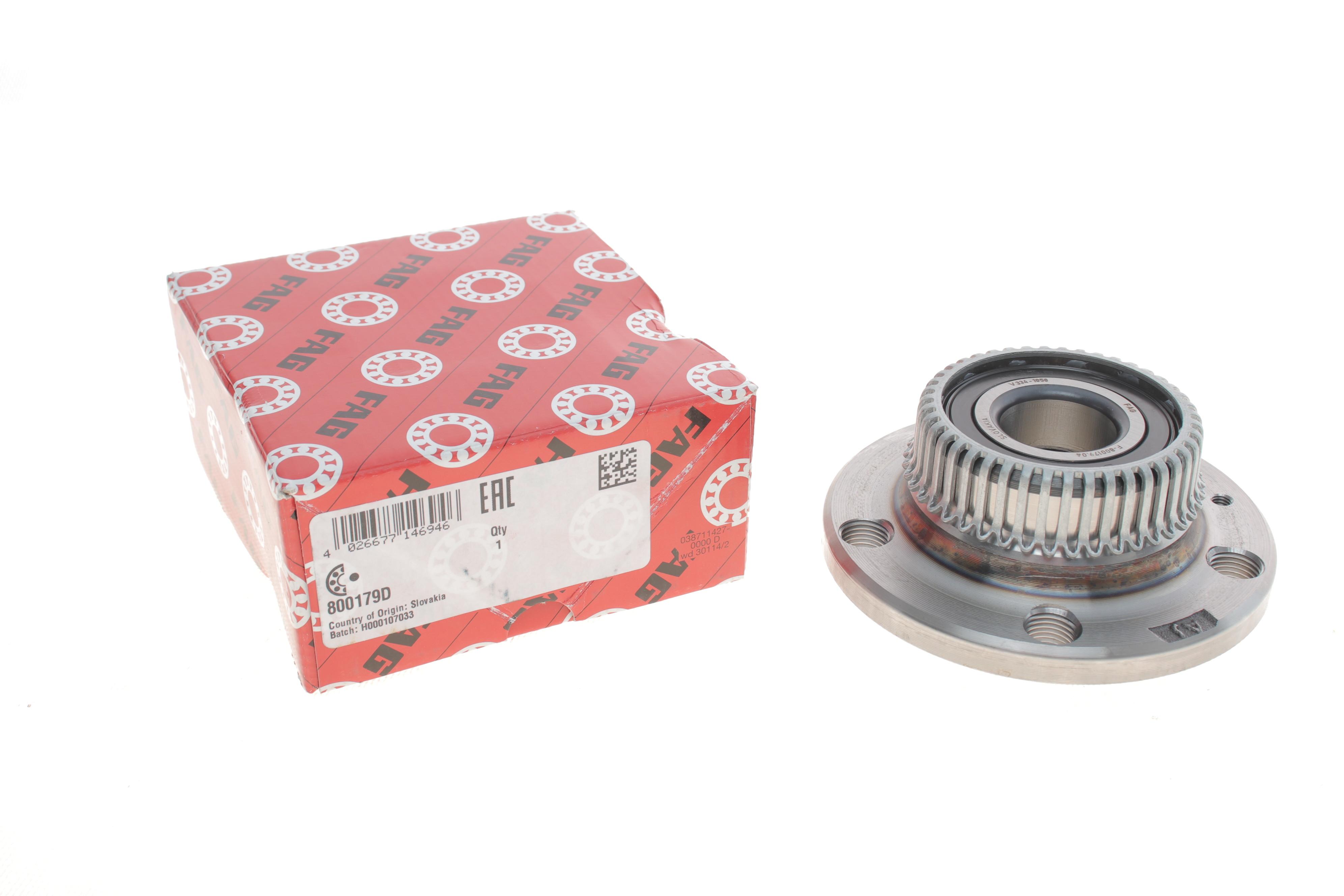 Підшипник маточини (задньої) Skoda Roomster 06-