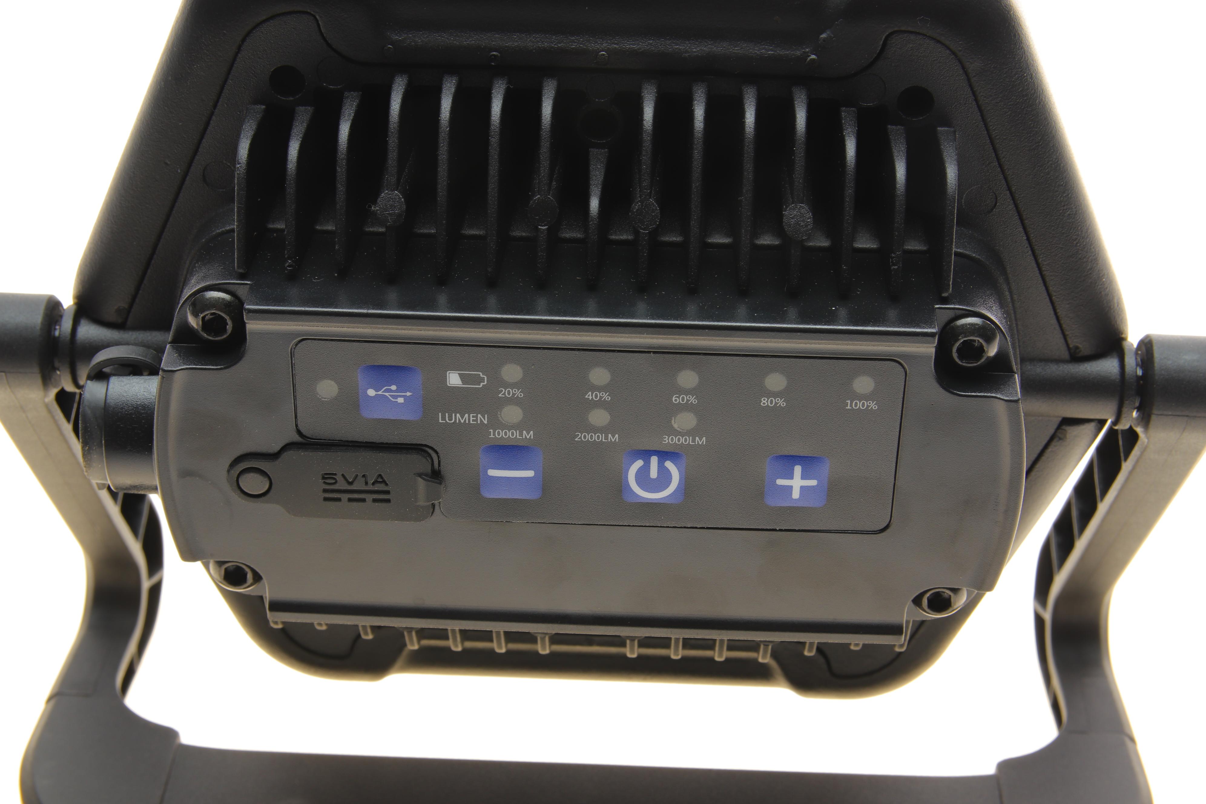 Прожектор світлодіодний COB LED 3000/2000/1000 Lm 6000 mAh Li-ion IP67 функція Powerbank