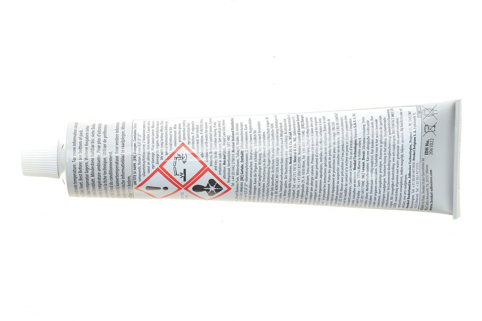 LOCTITE SI 5699 GY TB, 80ML Герметик силіконовий (сірий) (маслостійкий)