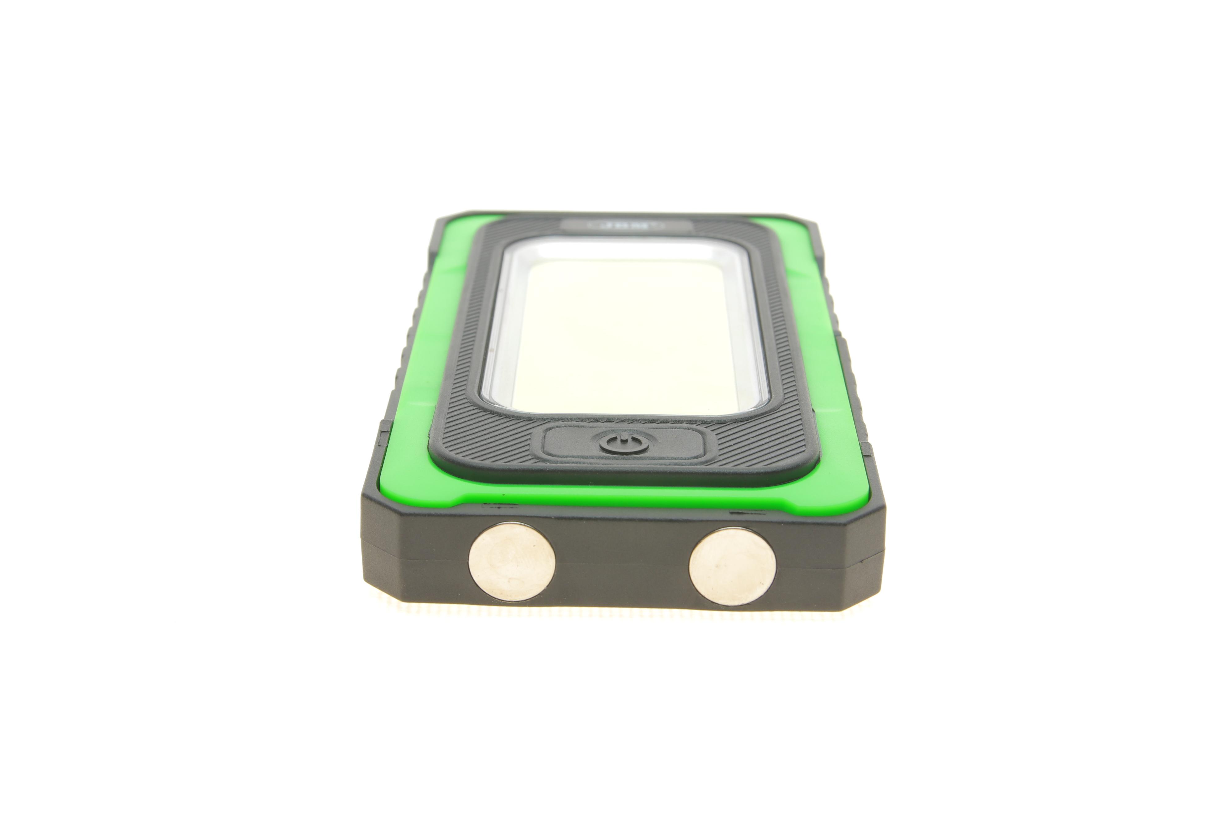 Ліхтарик акумуляторний на сонячній батареї 80-800Lm