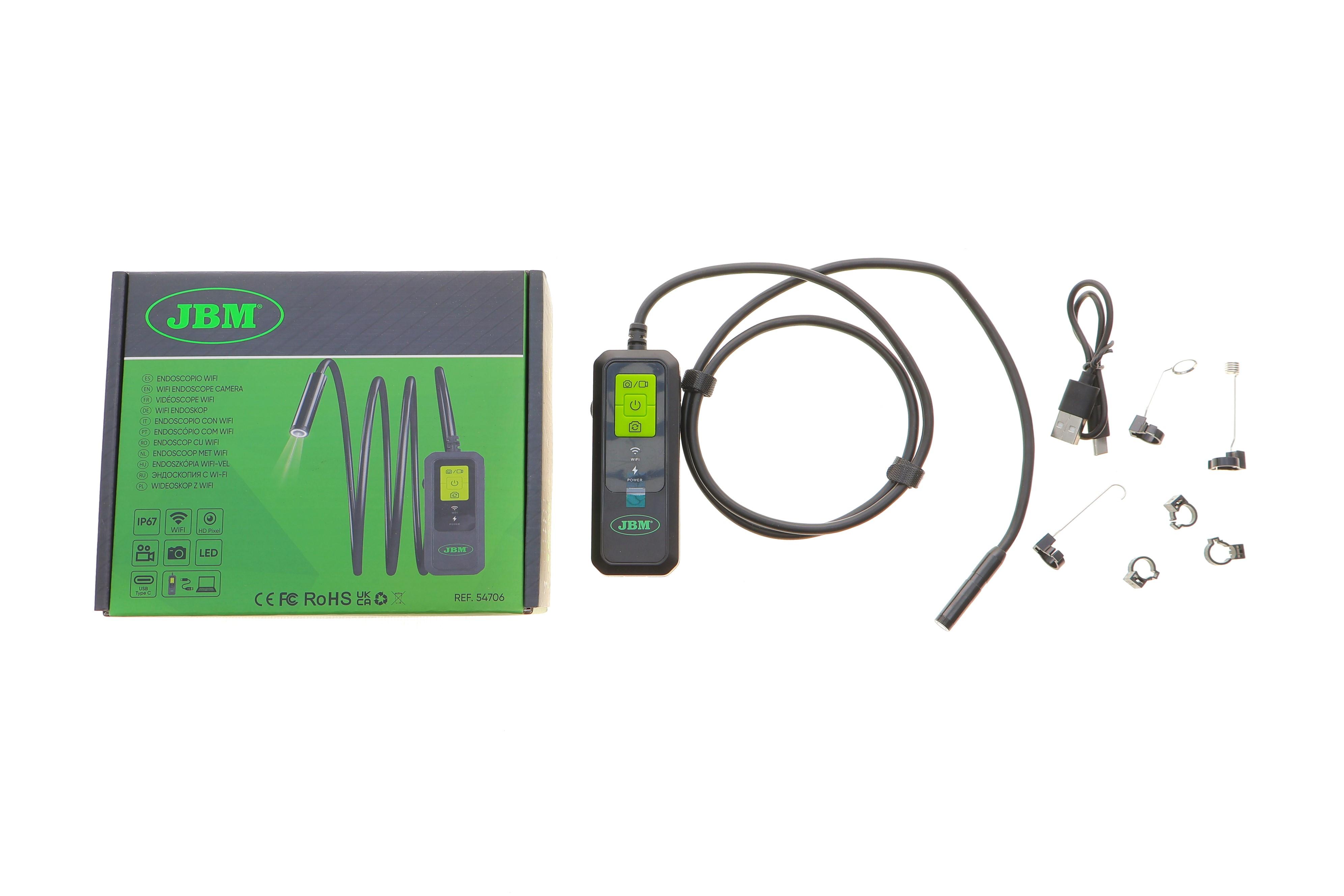 Ендоскоп Wi-Fi/Led/Ø8мм/ L-1000mm