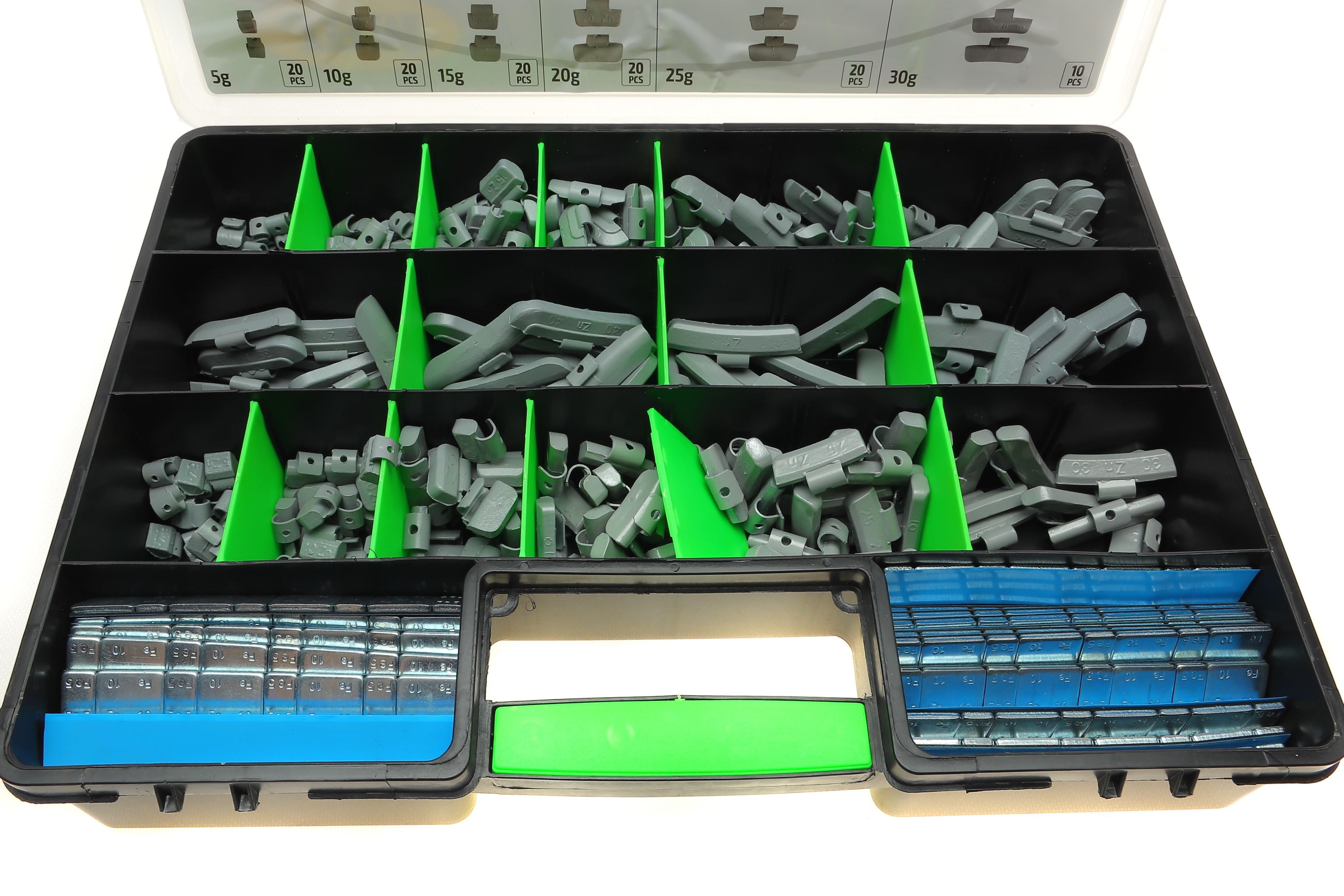 Набір самоклеючих та набивних тягарців 330 од.