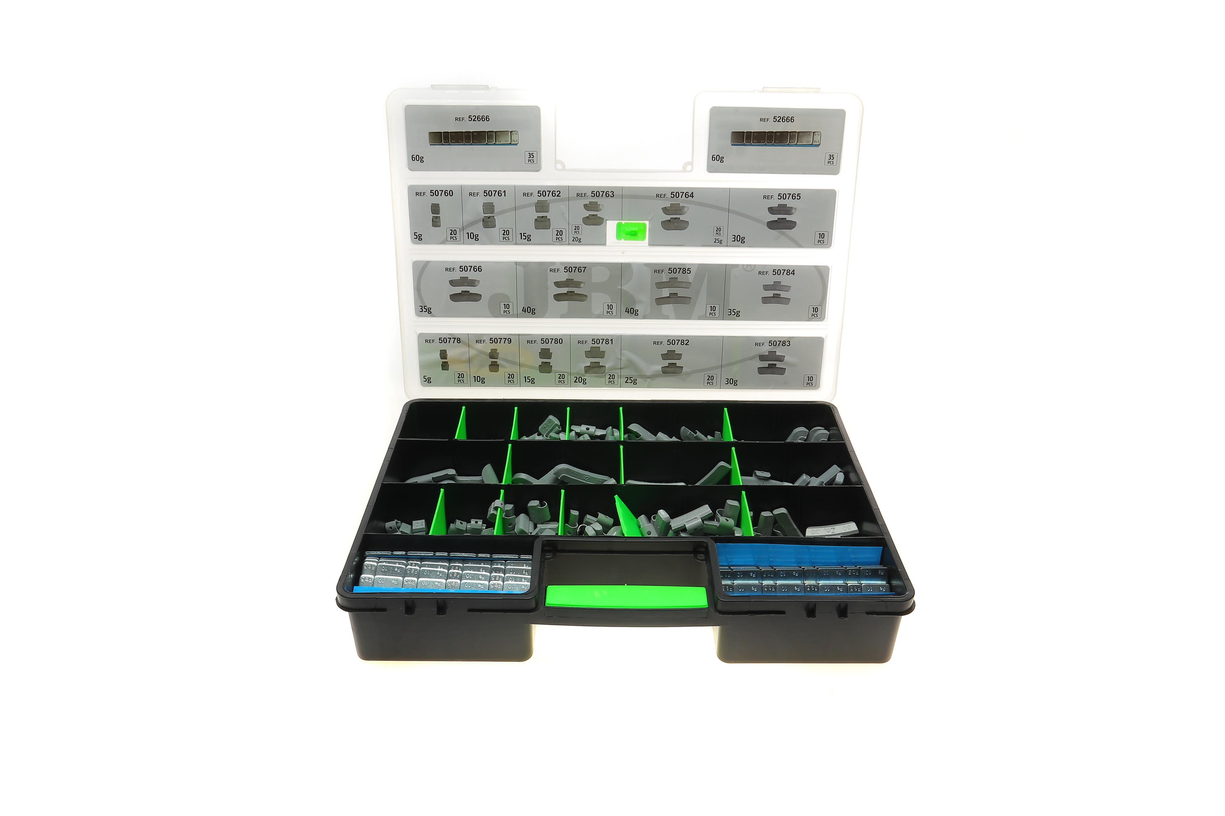 Набір самоклеючих та набивних тягарців 330 од.