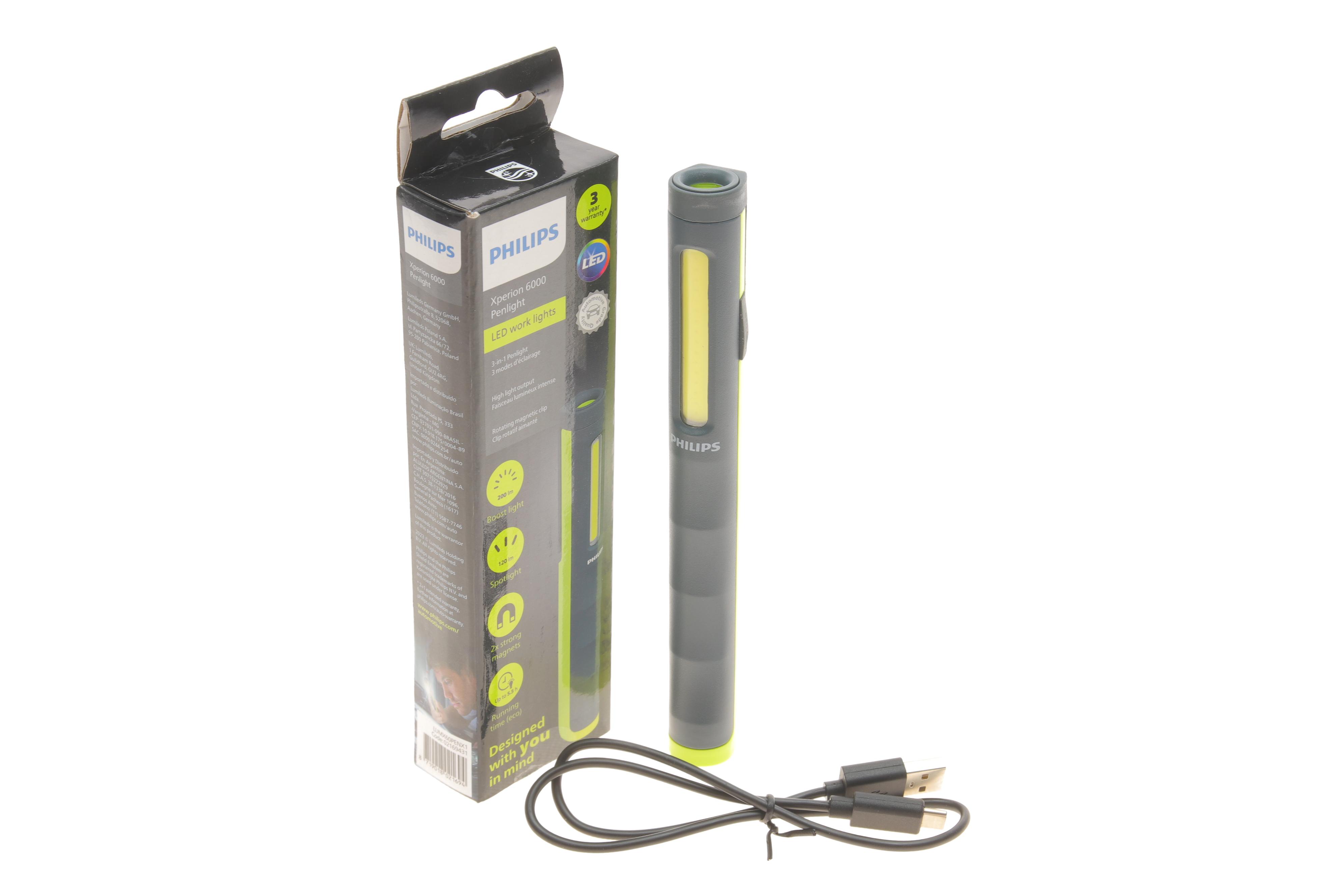 Ліхтарик інспекційний Xperion 6000 Penlight (6000K/режими 200lm/100lm/120lm/кліпса/2 магніти)