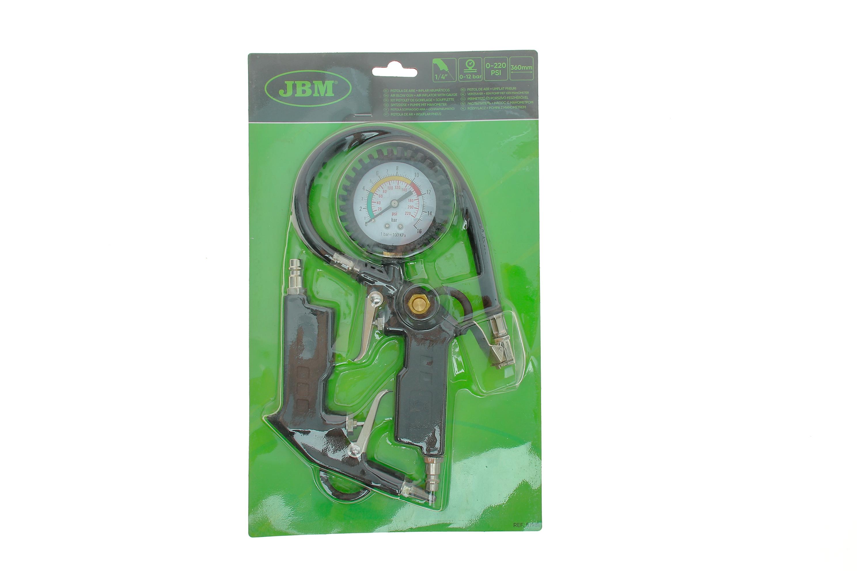 Пістолет продувний та пістолет для накачування шин (аналоговий)