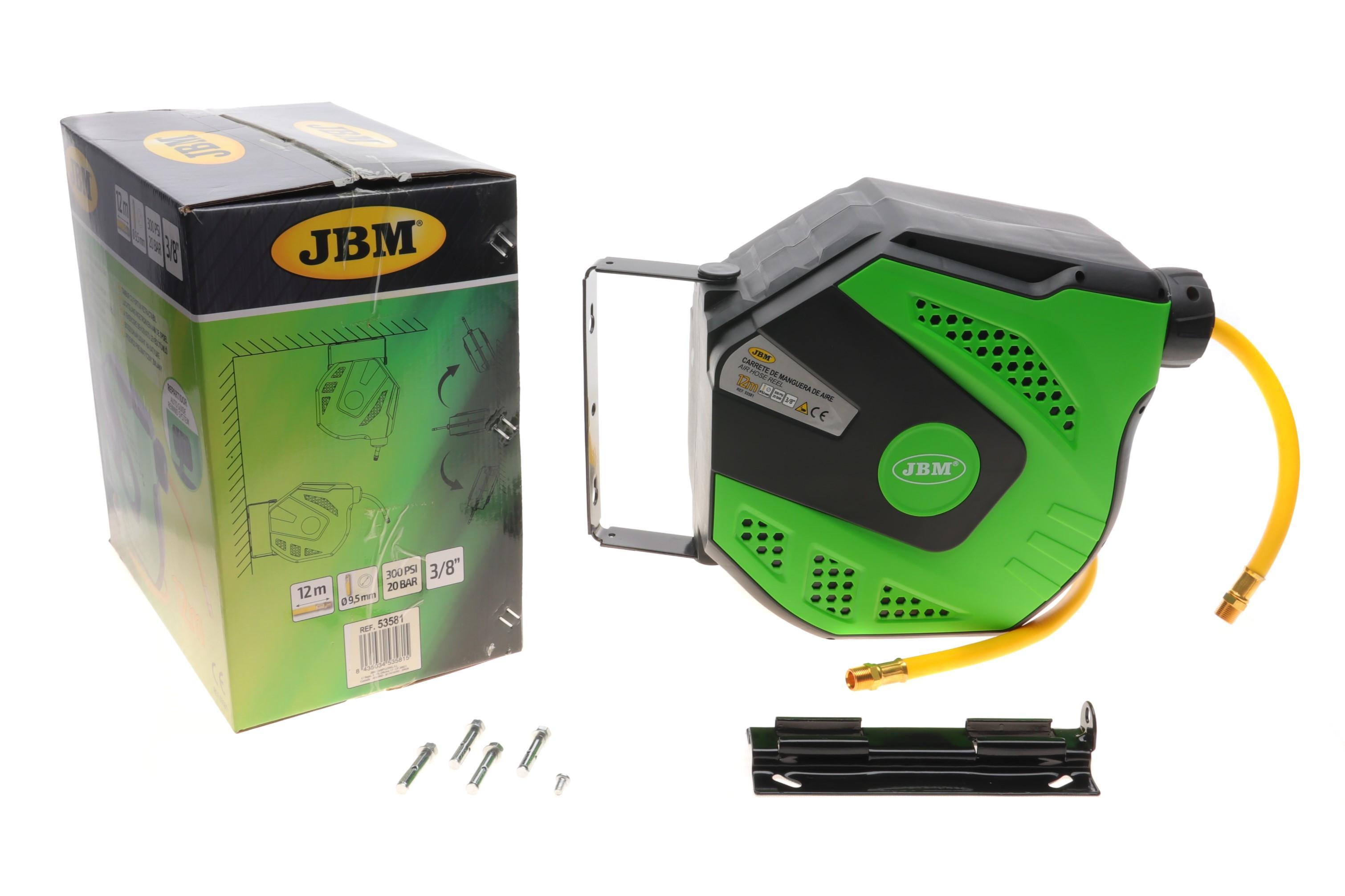 Шланг пневматичний на котушці 3/8" Ø9,5 мм L 12 м