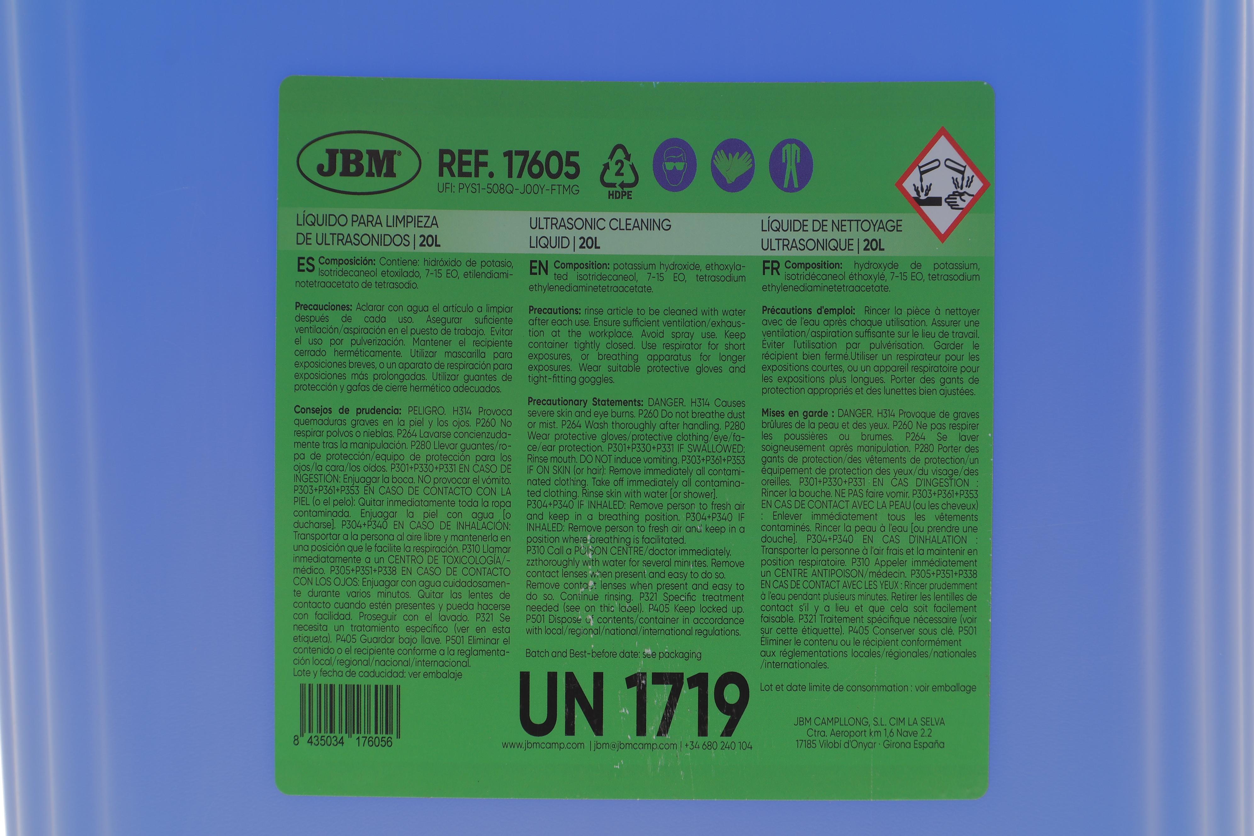 Рідина для ультразвукового очищення (20л)