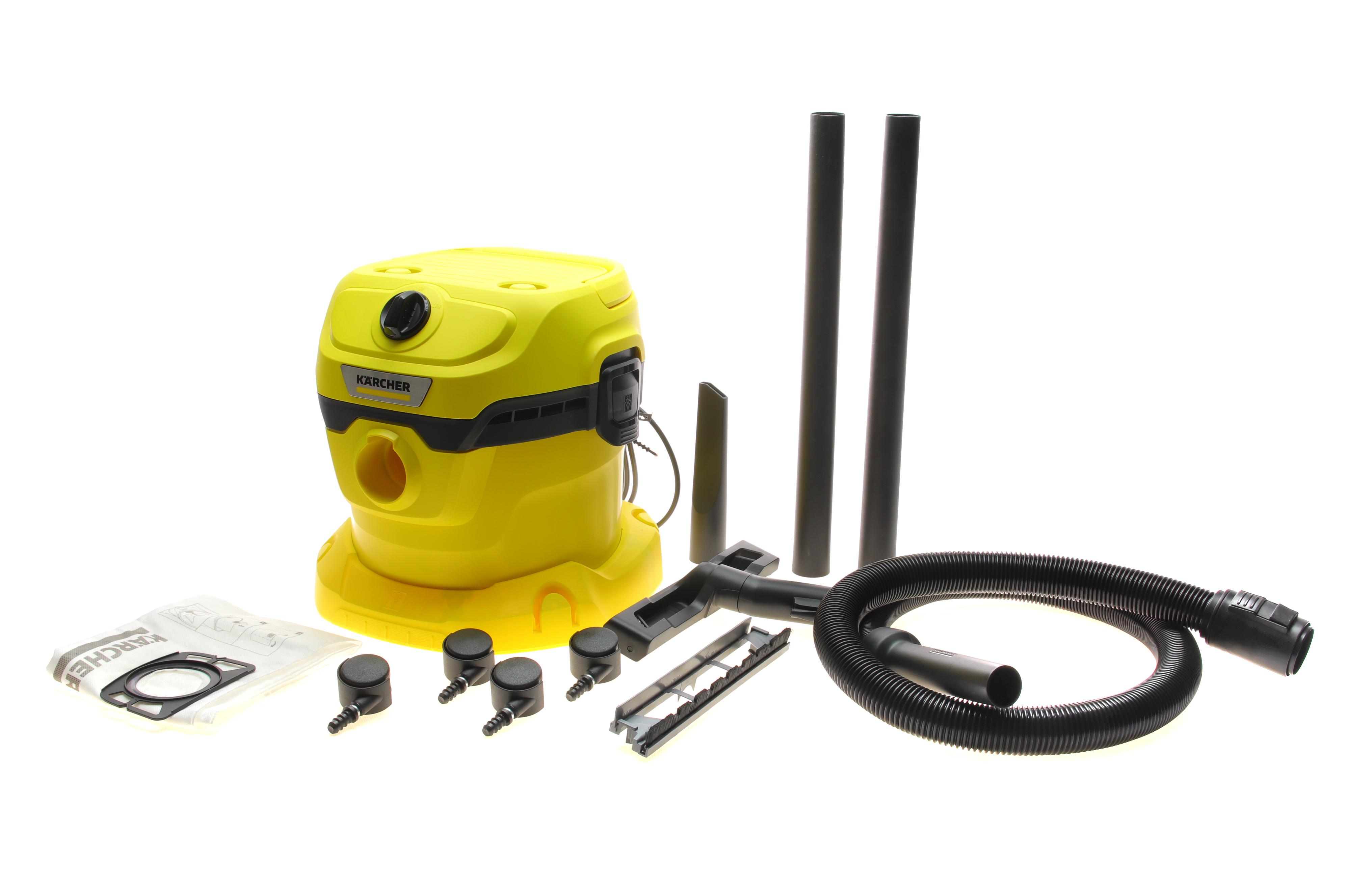 Пилосос для сухого/вологого прибирання WD 2 Plus V-12/4/18/C (+ фільтр-мішок) (1000Вт)