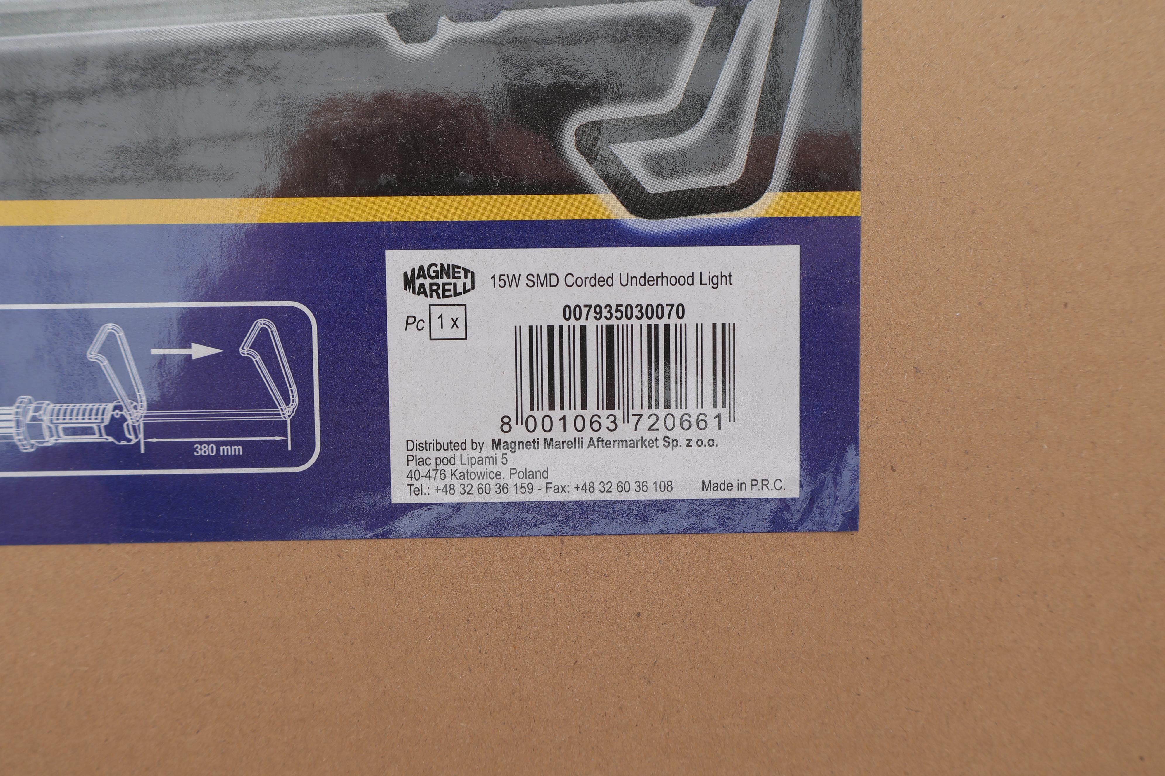 Ліхтар інспекційний підкапотний (15W/1150Lm)