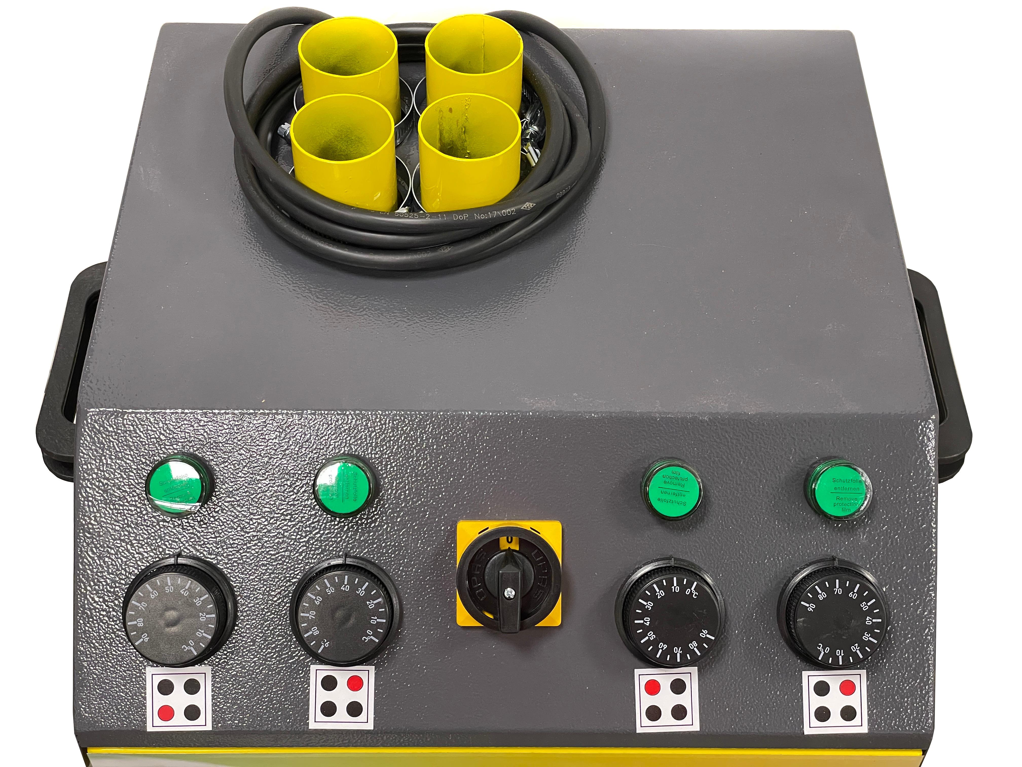 Генератор гарячого повітря ECO (4x1500 W) температура 0-90°C/ 220 V (42х42 х62 Cm)