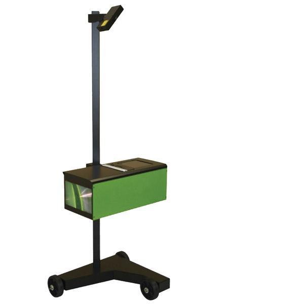 Прилад для регулювання фар із лазером та люксметром (галоген/ксенон)