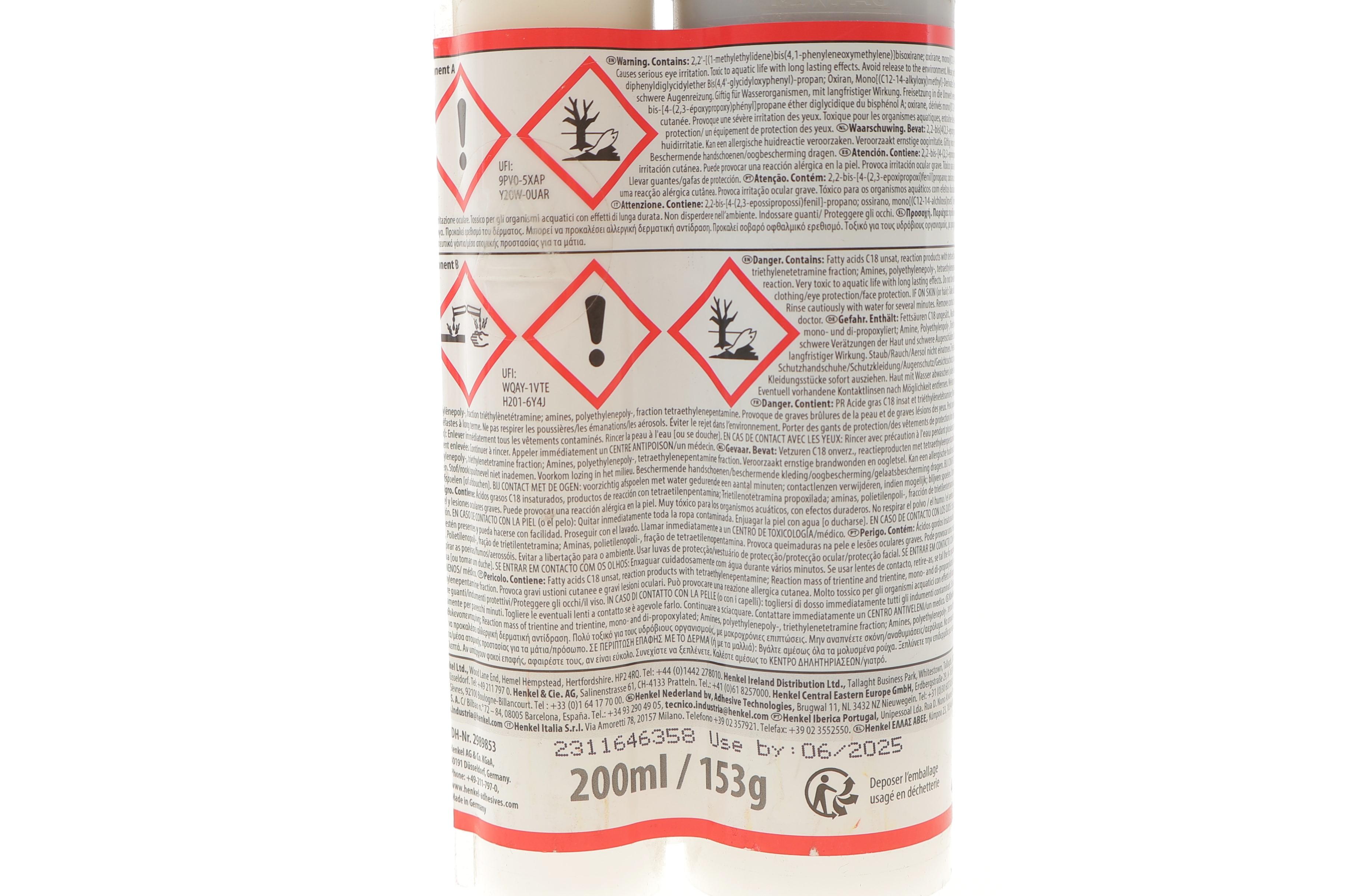 TEROSON EP 5010 TR,  DC200 ML Клей епоксидний двокомпонентний