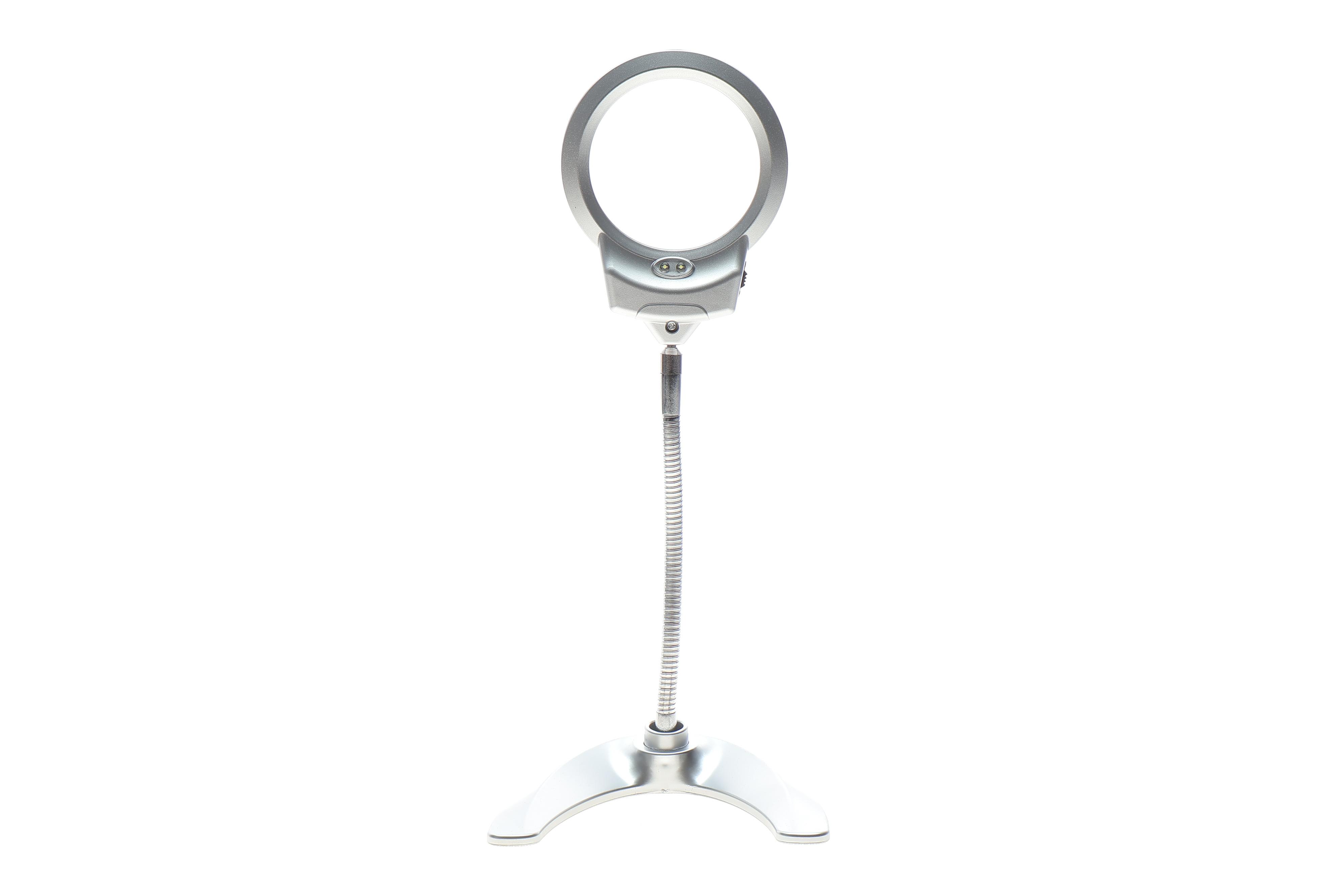 Лампа-лупа настільна (з LED підсвічуванням)