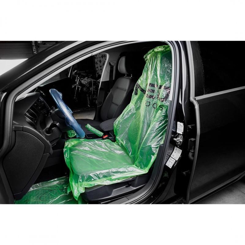 Комплект захисних накидок для технічного обслуговування (200 шт) (сидіння, кермо, важіль КПП, ручне гальмо, килимок)