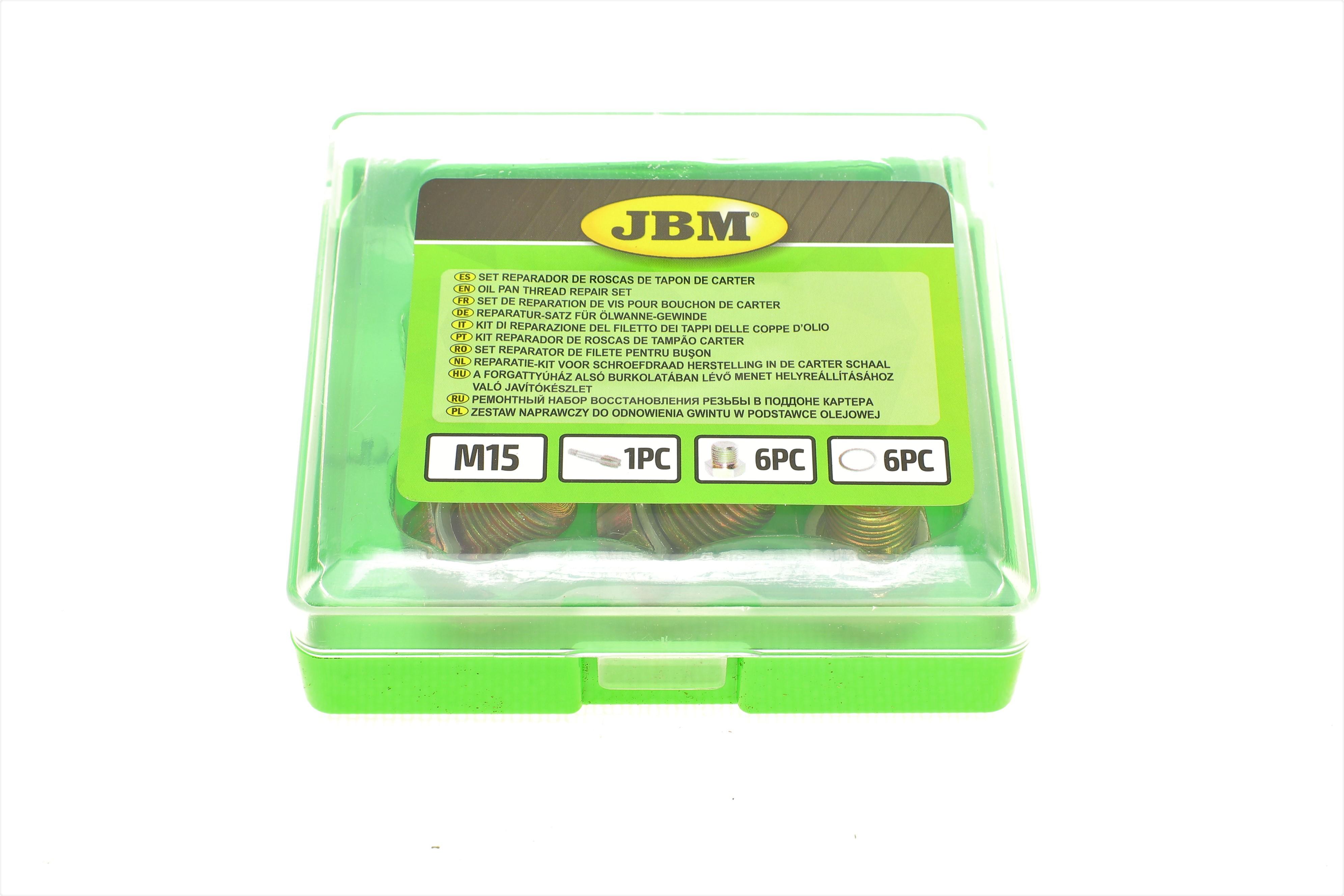 Набір інструментів для відновлення різьби в піддоні картера (M15)