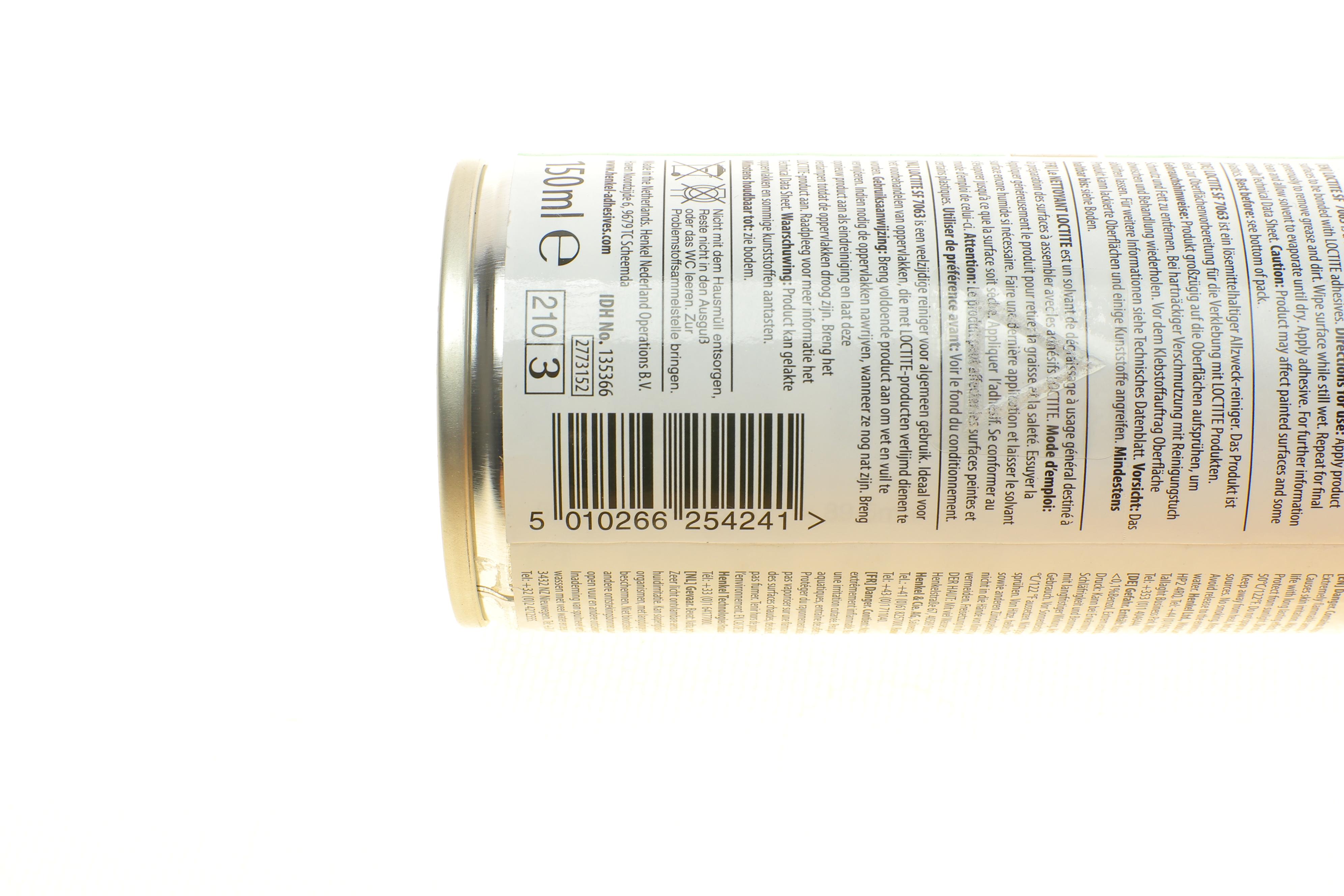 LOCTITE SF 7063, 150ML Очисник універсальний