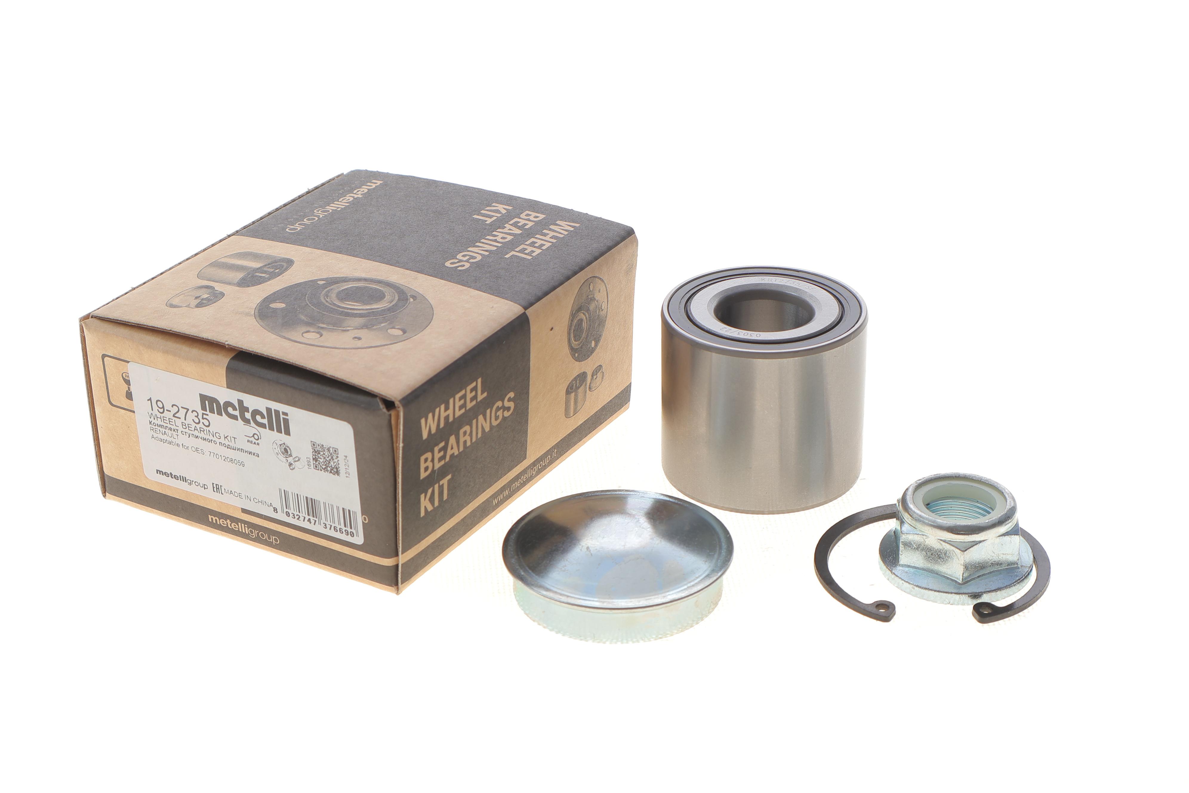 Підшипник маточини (задньої) Renault Megane II/Scenic II 03- (25x55x48) (к-кт)