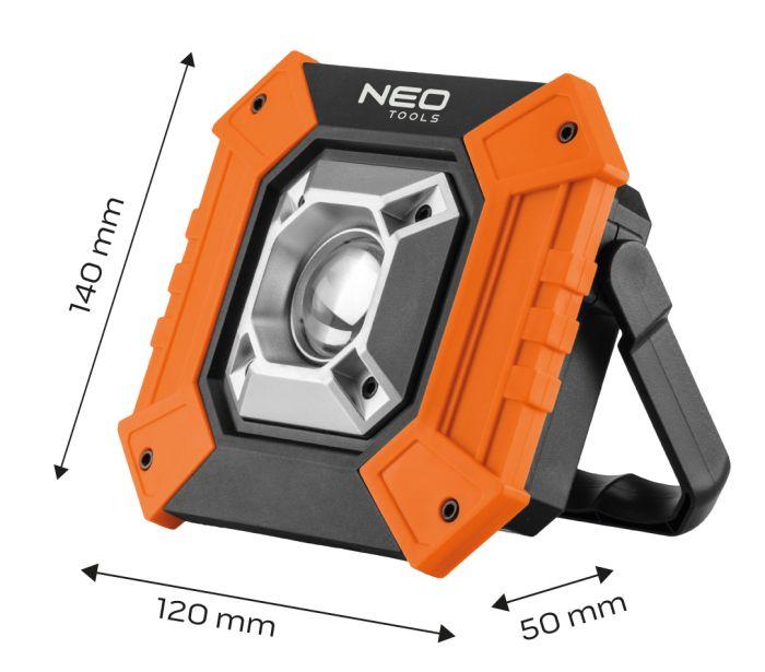 Ліхтарик-прожектор акумуляторний COB 750 LM/10W/LED/3xAA/Power Bank(без акб)