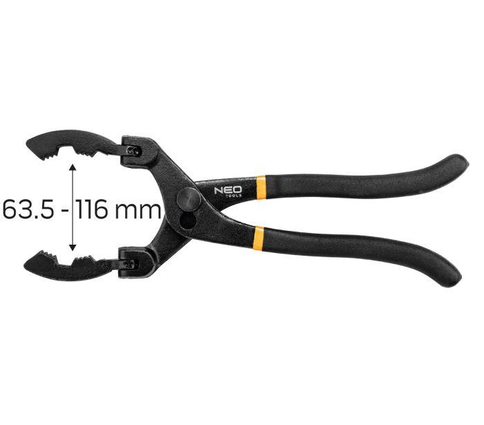 Ключ зі зміщенням для зняття фільтра масляного (30°/60°/90°) (d=63.5-116mm)