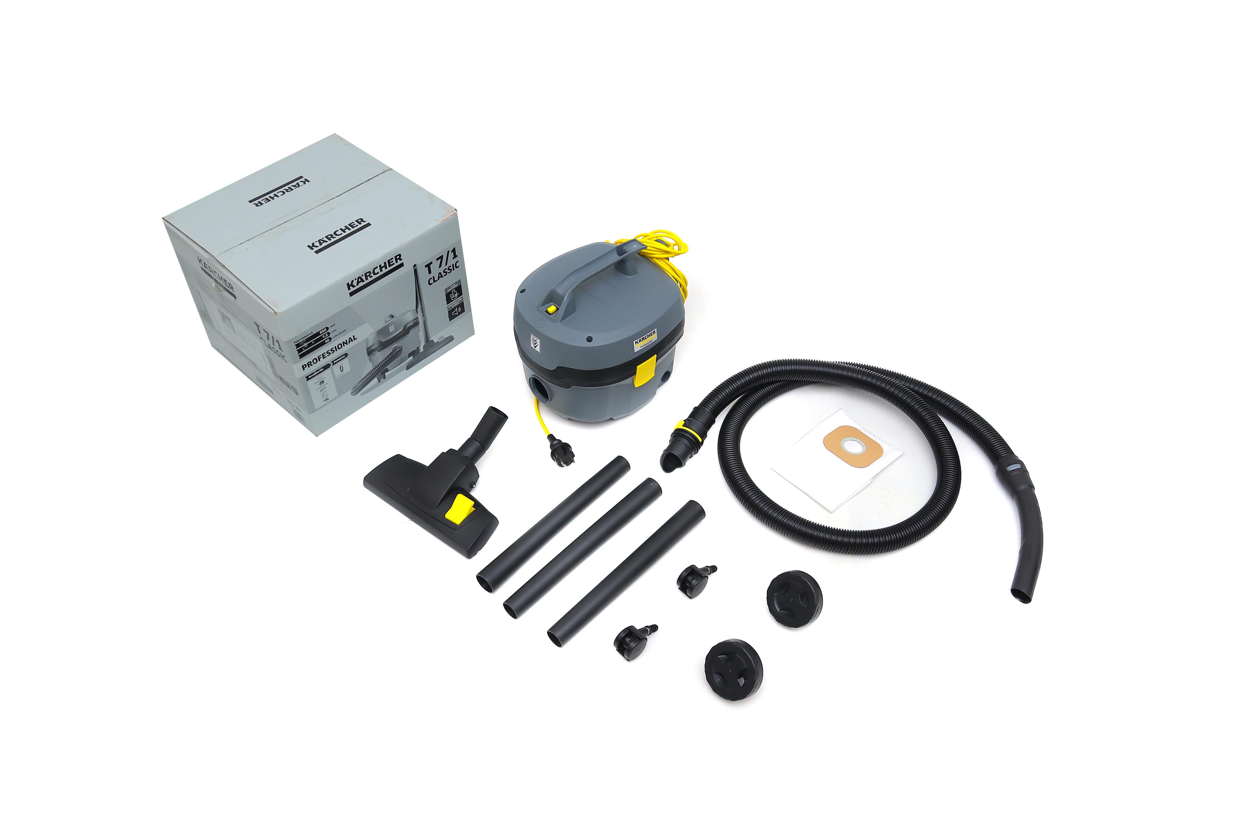 Пилосос для сухого прибирання T 7/1 Classic (850Вт)