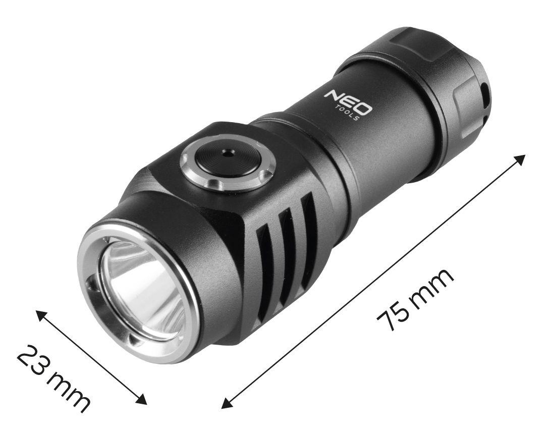 Ліхтарик акумуляторний  C 500 lm SST20 LED (USB)