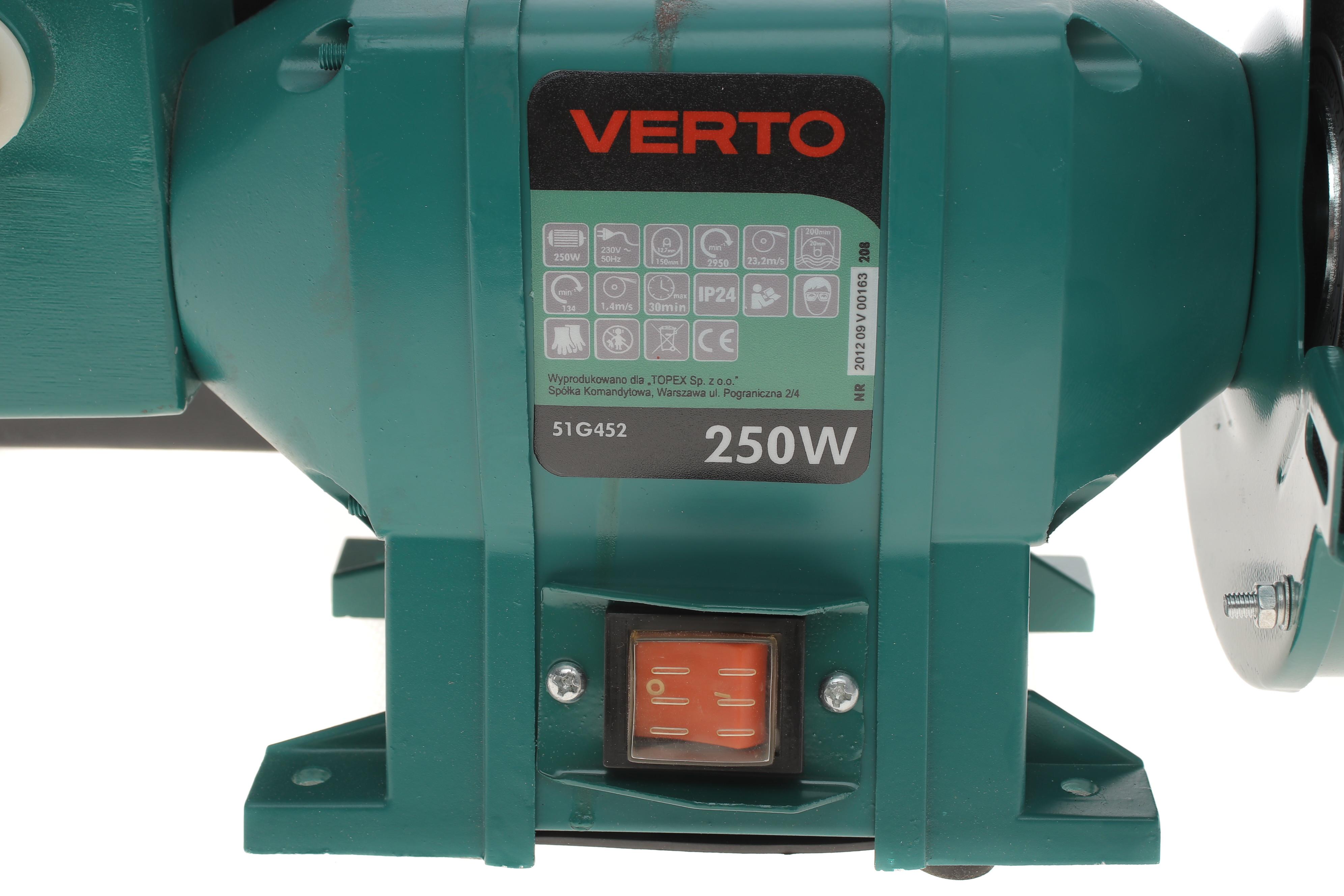 Верстат точильний Ø150-200 mm/220 V/250 W/2950 rpm (настільний)