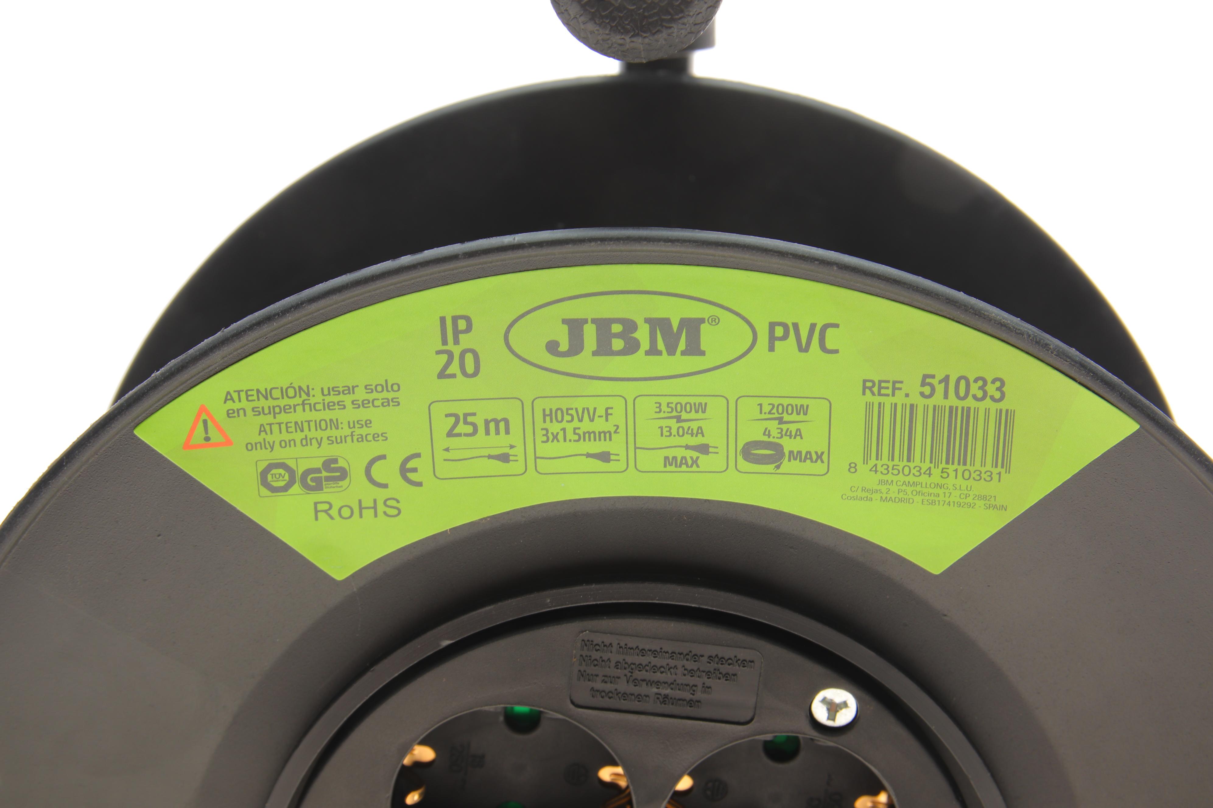 Подовжувач електричного кабелю на котушці (25m)